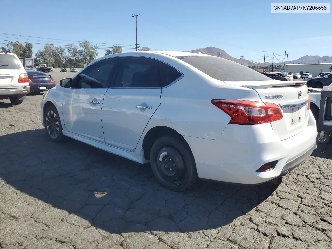 2019 Nissan Sentra S VIN: 3N1AB7AP7KY206656 Lot: 77225734