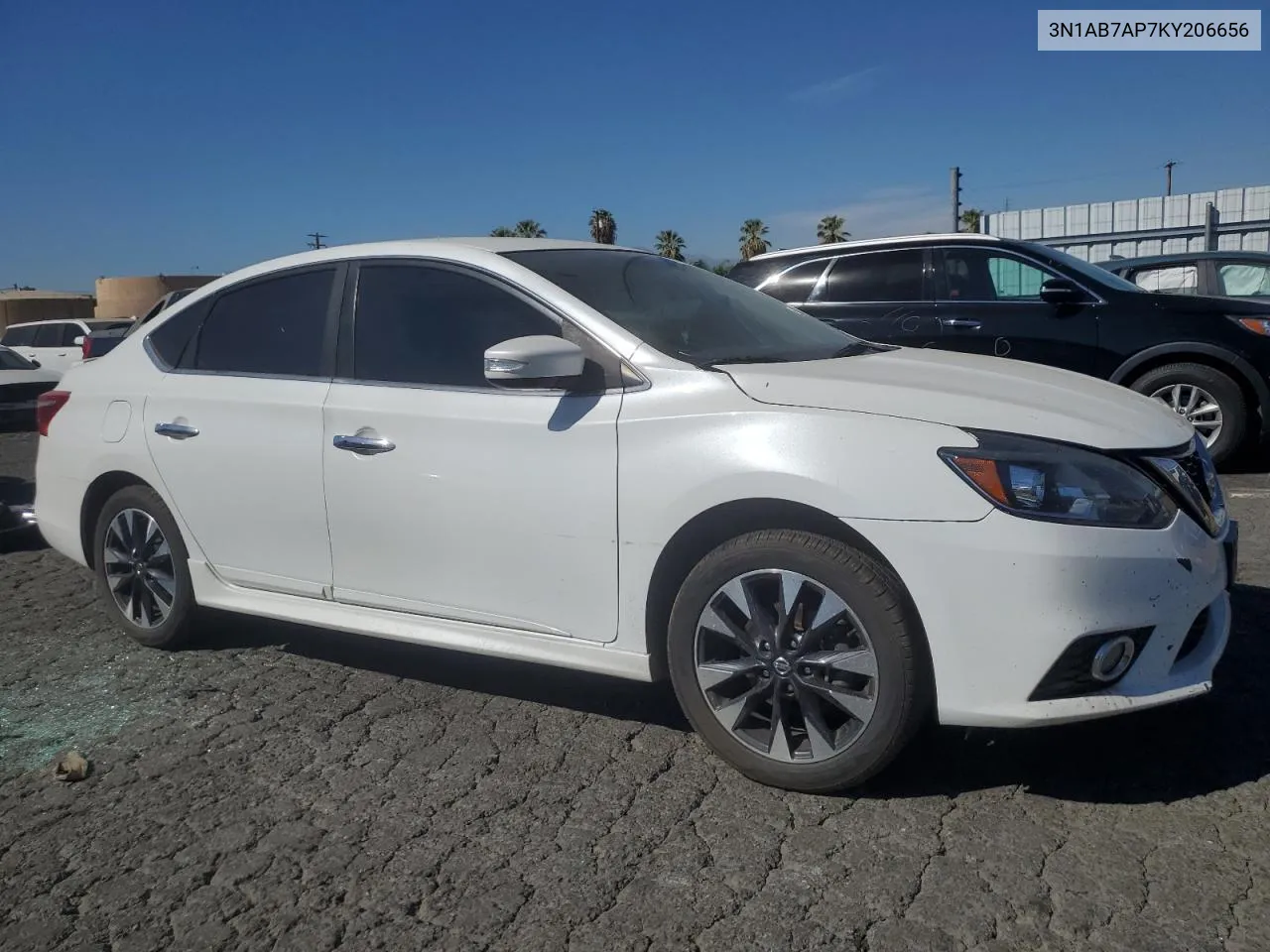 2019 Nissan Sentra S VIN: 3N1AB7AP7KY206656 Lot: 77225734