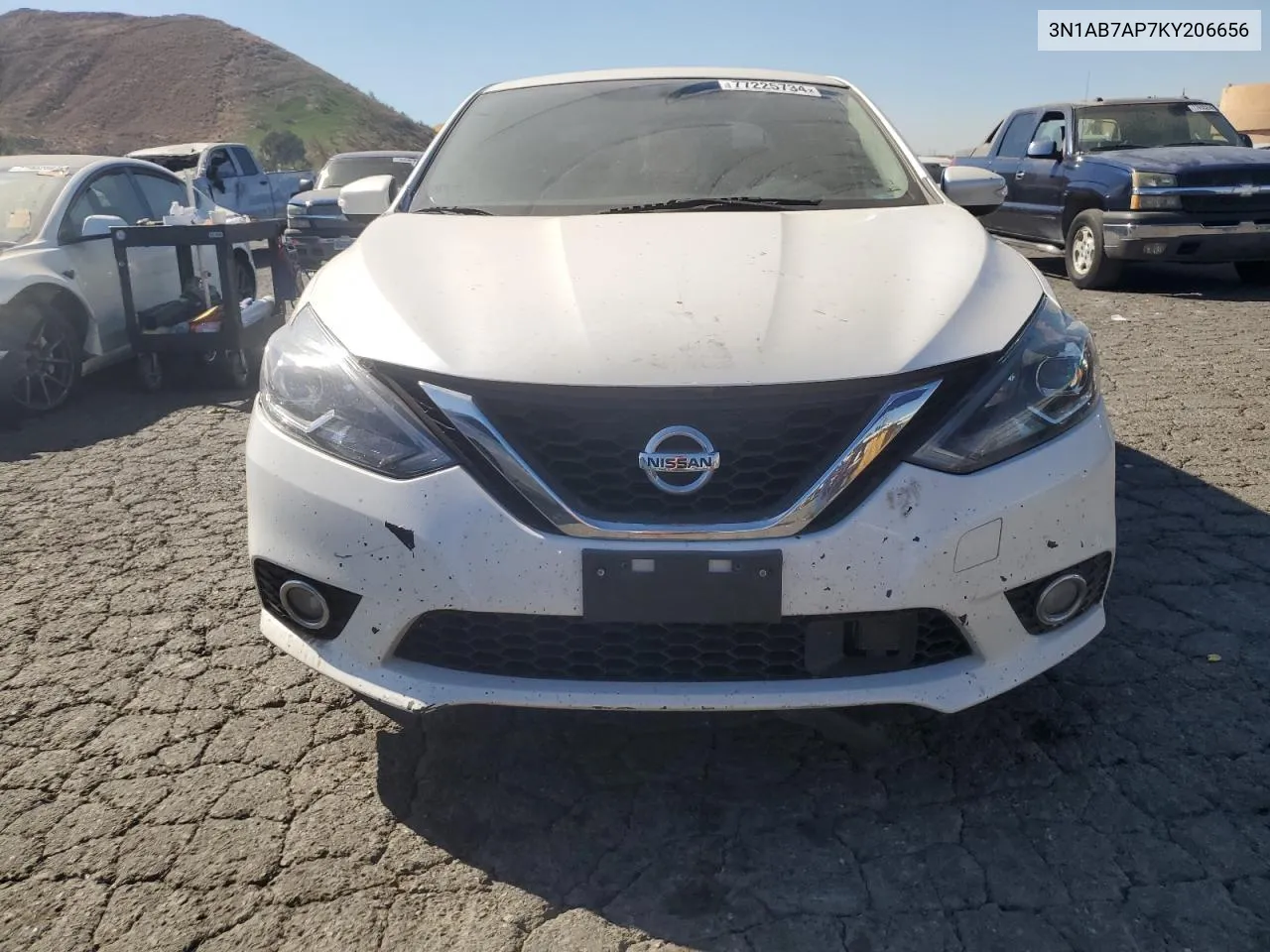 2019 Nissan Sentra S VIN: 3N1AB7AP7KY206656 Lot: 77225734