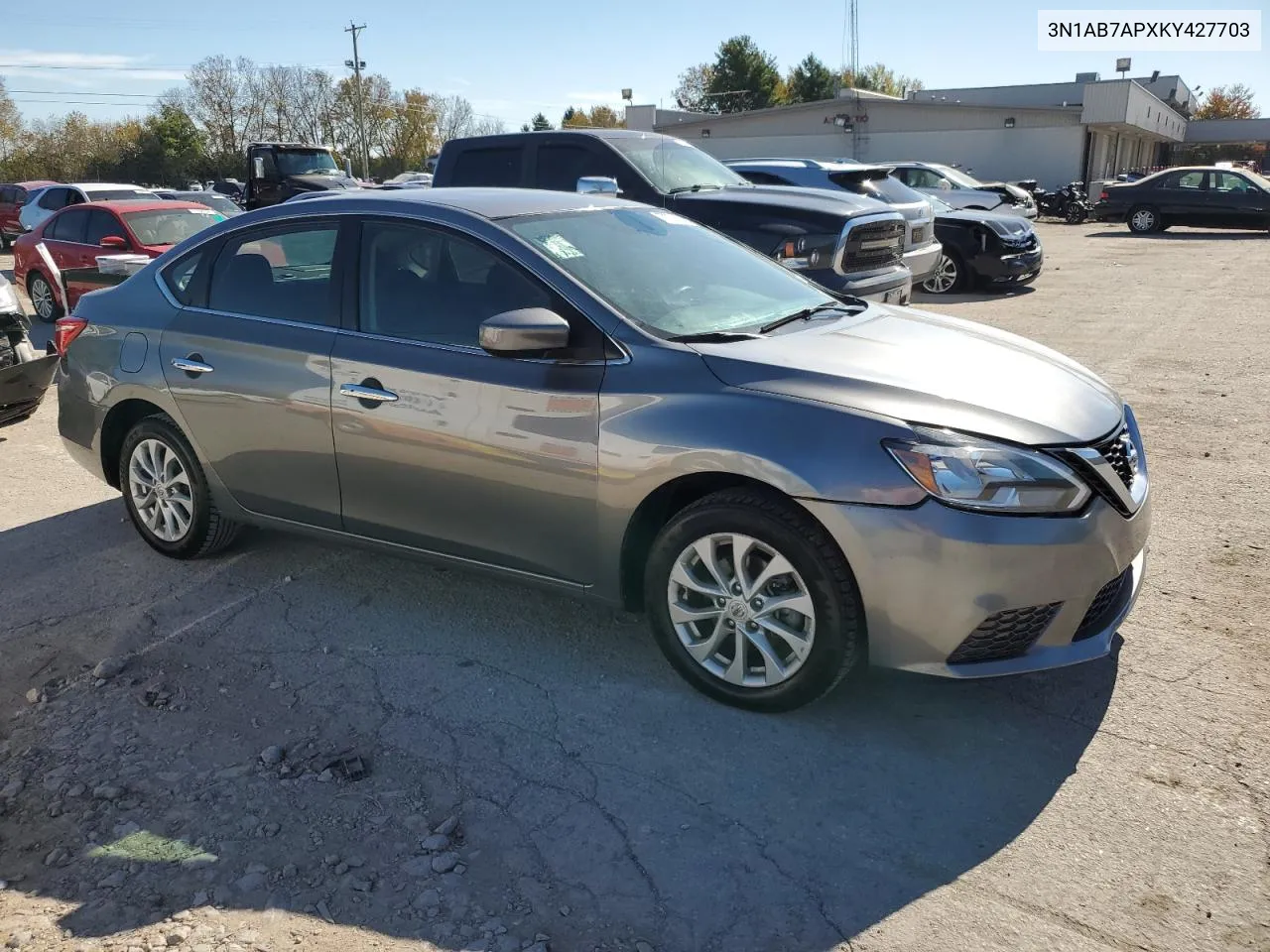 2019 Nissan Sentra S VIN: 3N1AB7APXKY427703 Lot: 77279864