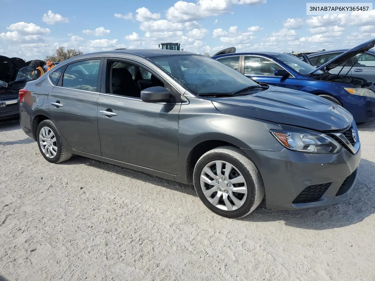 2019 Nissan Sentra S VIN: 3N1AB7AP6KY365457 Lot: 77805784