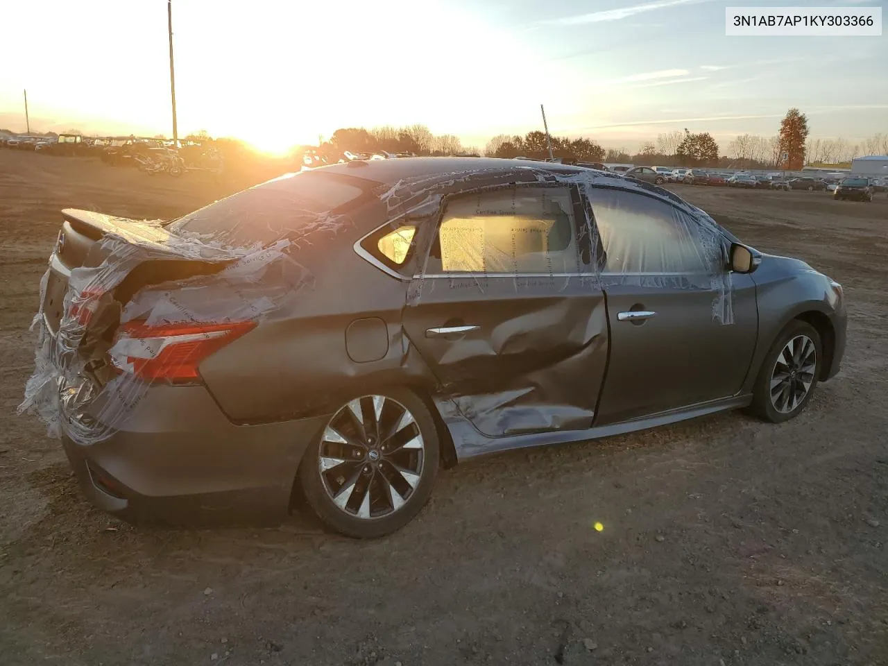 3N1AB7AP1KY303366 2019 Nissan Sentra S