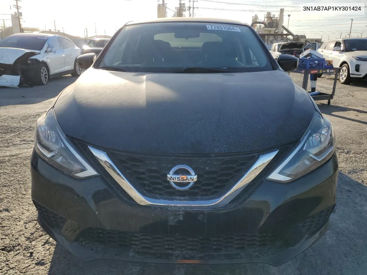 2019 Nissan Sentra S VIN: 3N1AB7AP1KY301424 Lot: 77851584