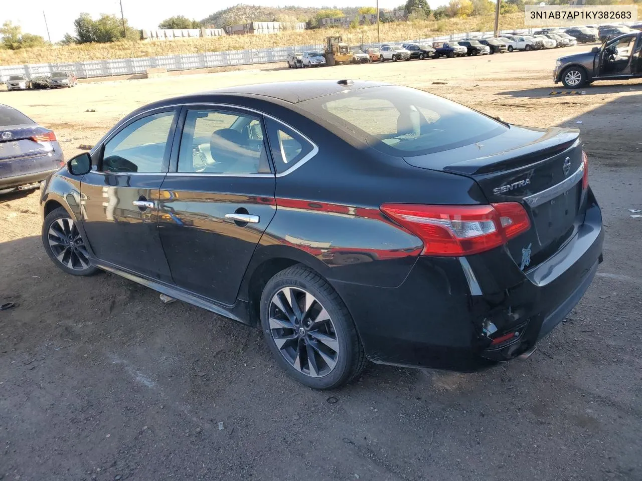 2019 Nissan Sentra S VIN: 3N1AB7AP1KY382683 Lot: 77884284