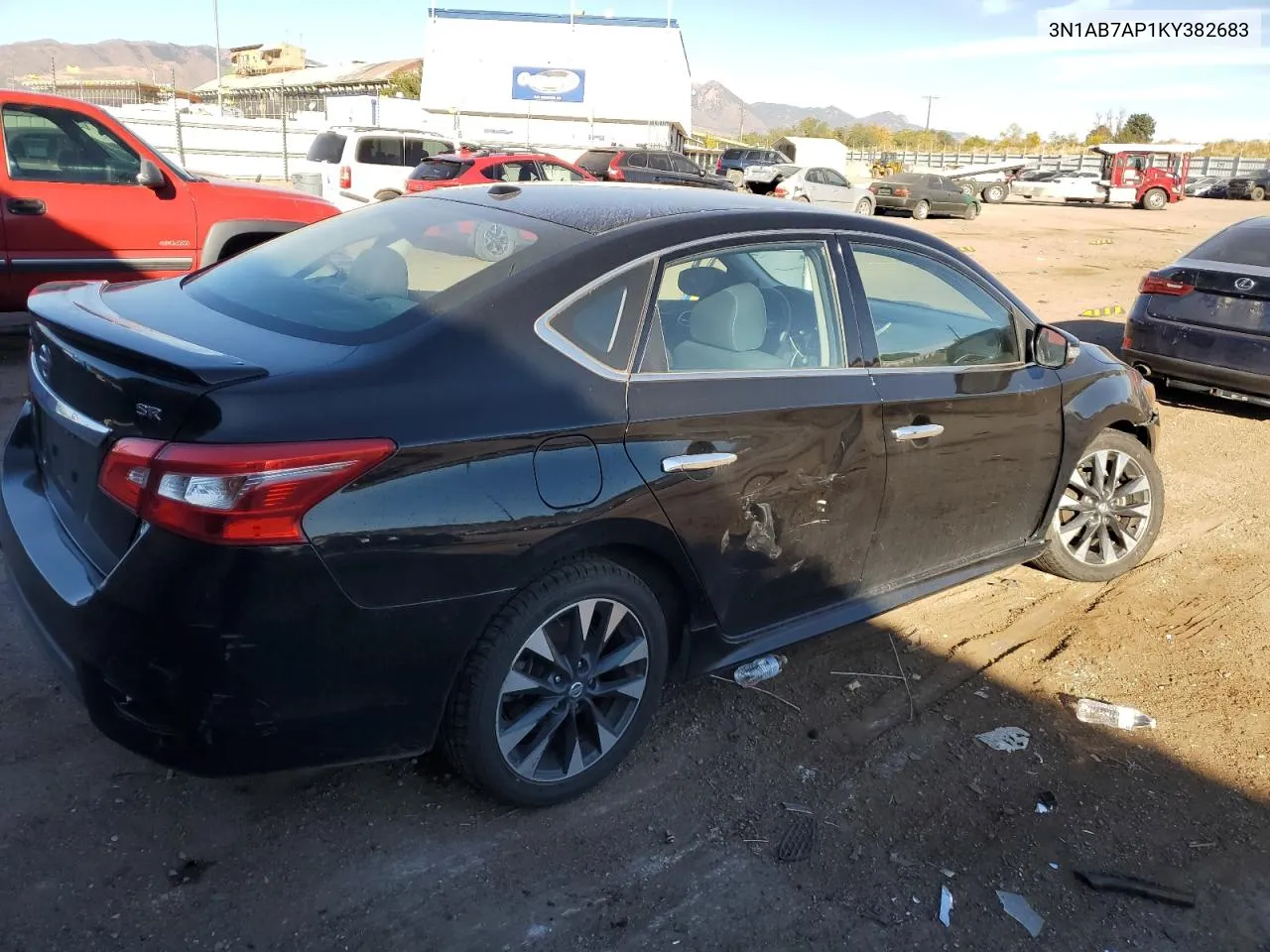 2019 Nissan Sentra S VIN: 3N1AB7AP1KY382683 Lot: 77884284