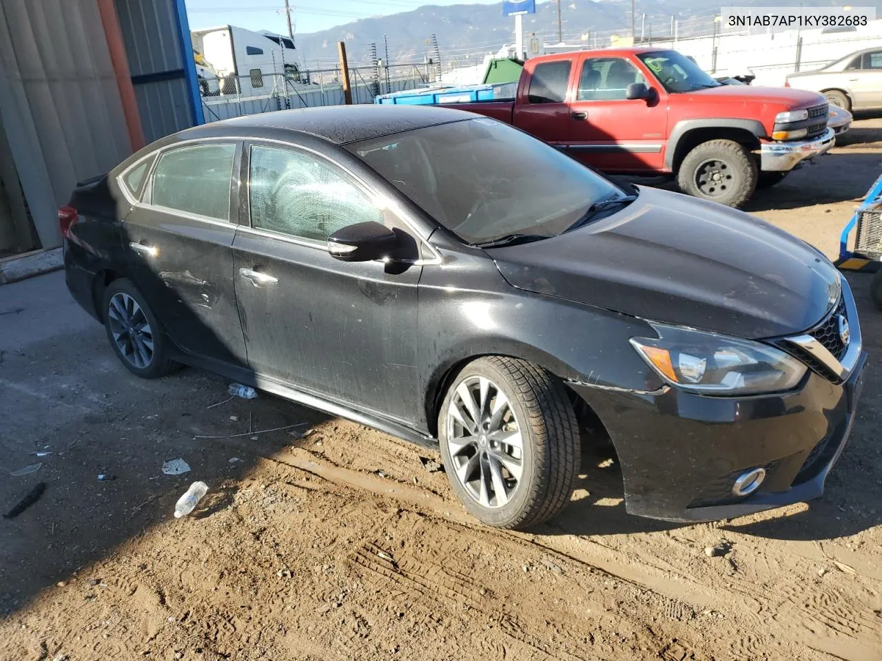 2019 Nissan Sentra S VIN: 3N1AB7AP1KY382683 Lot: 77884284