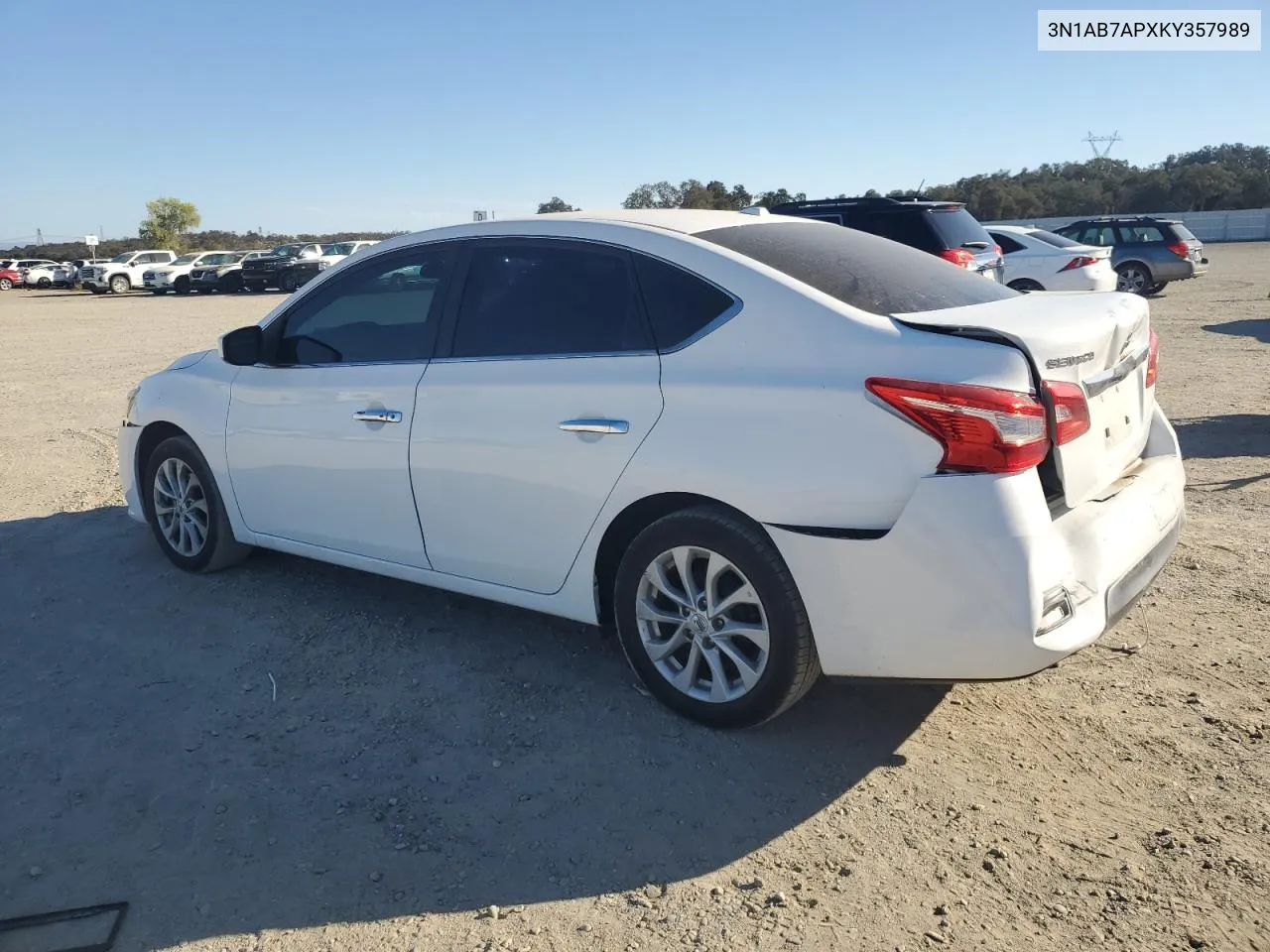 2019 Nissan Sentra S VIN: 3N1AB7APXKY357989 Lot: 78063794