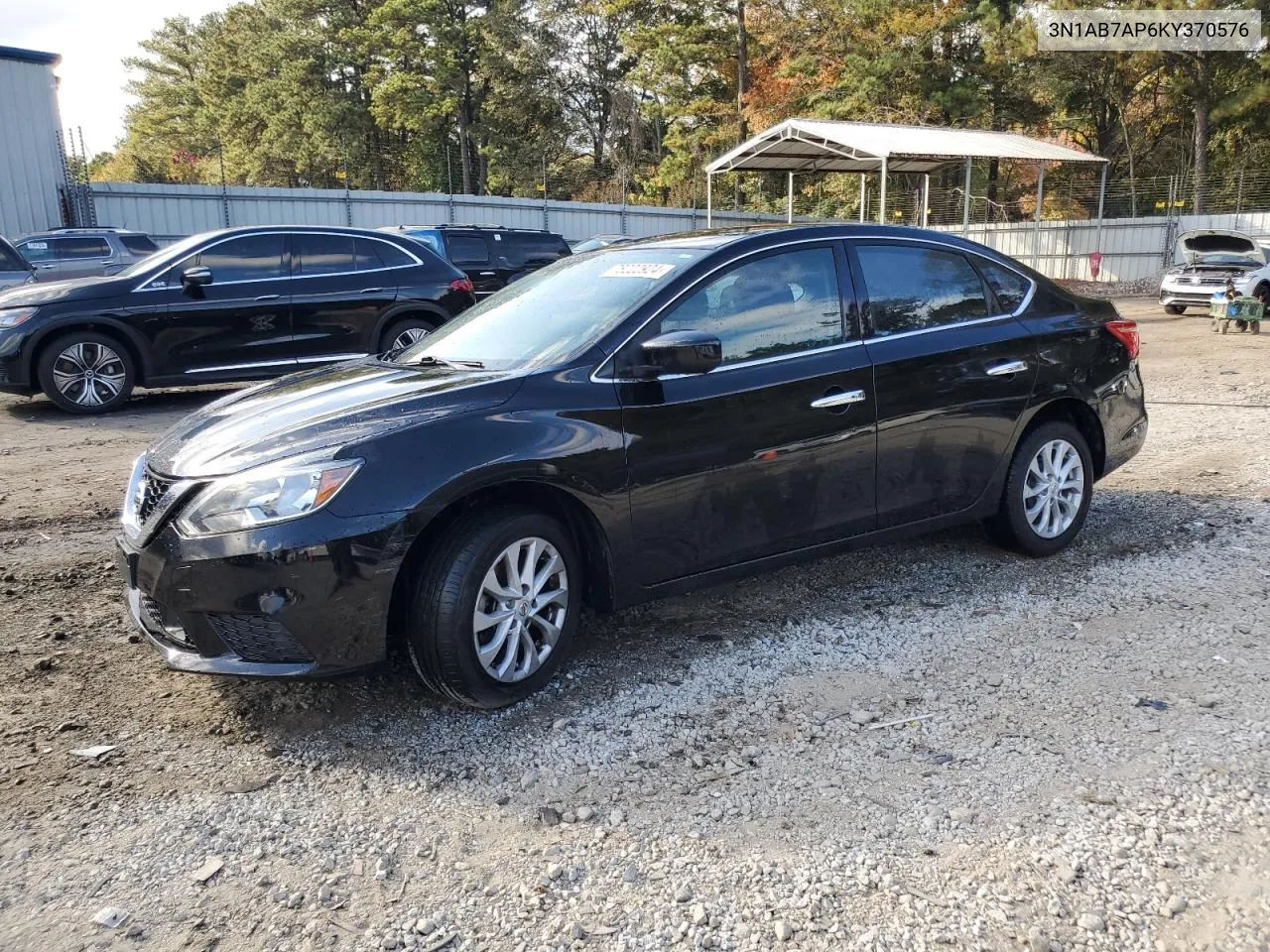 2019 Nissan Sentra S VIN: 3N1AB7AP6KY370576 Lot: 78222924