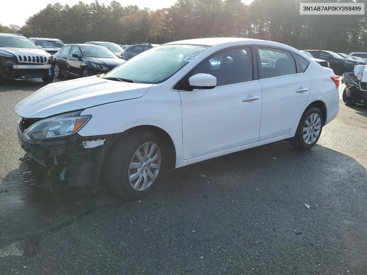 2019 Nissan Sentra S VIN: 3N1AB7AP0KY398499 Lot: 78402174