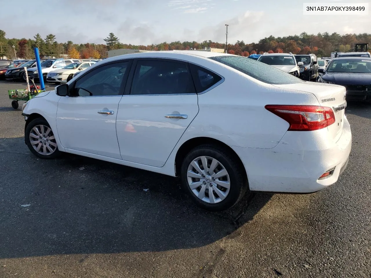 2019 Nissan Sentra S VIN: 3N1AB7AP0KY398499 Lot: 78402174