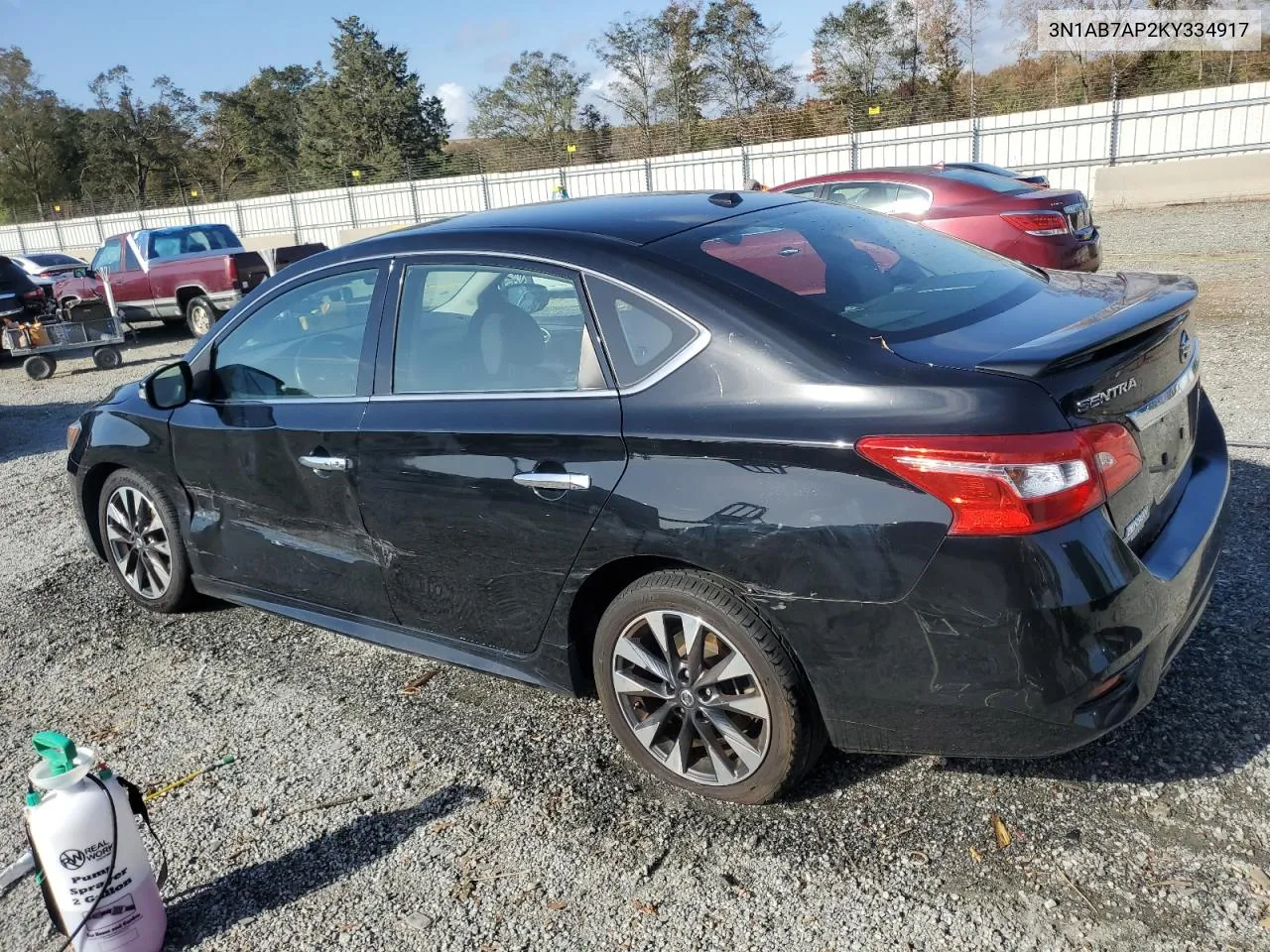 2019 Nissan Sentra S VIN: 3N1AB7AP2KY334917 Lot: 78529544