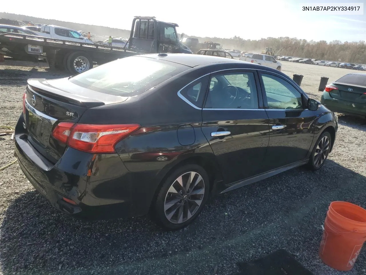 2019 Nissan Sentra S VIN: 3N1AB7AP2KY334917 Lot: 78529544