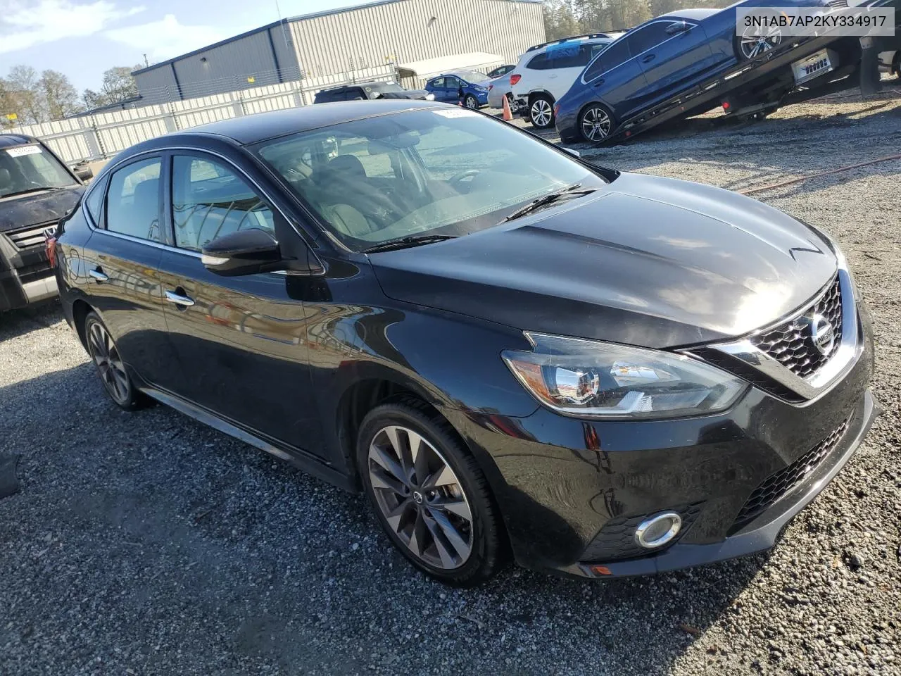 2019 Nissan Sentra S VIN: 3N1AB7AP2KY334917 Lot: 78529544