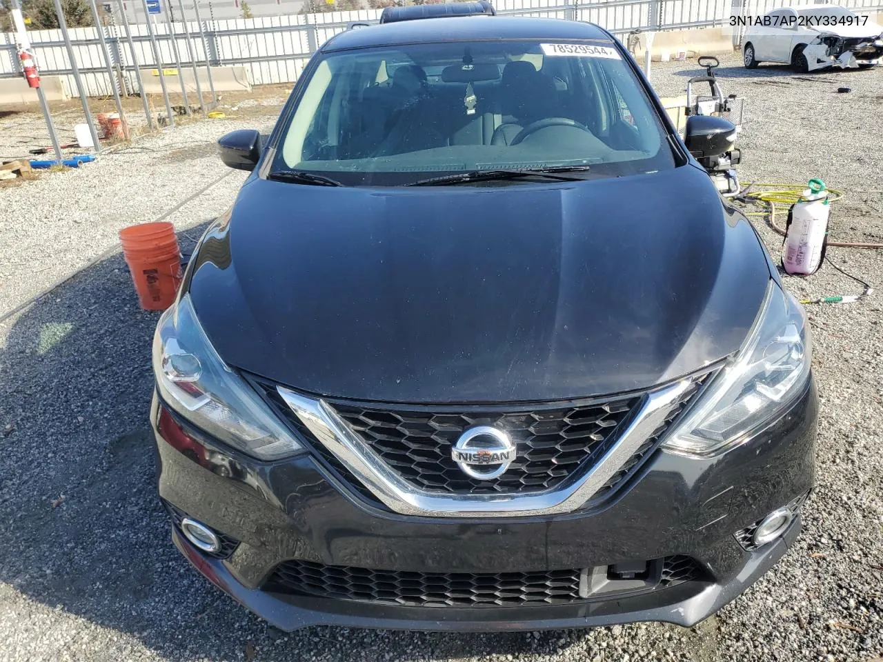 2019 Nissan Sentra S VIN: 3N1AB7AP2KY334917 Lot: 78529544