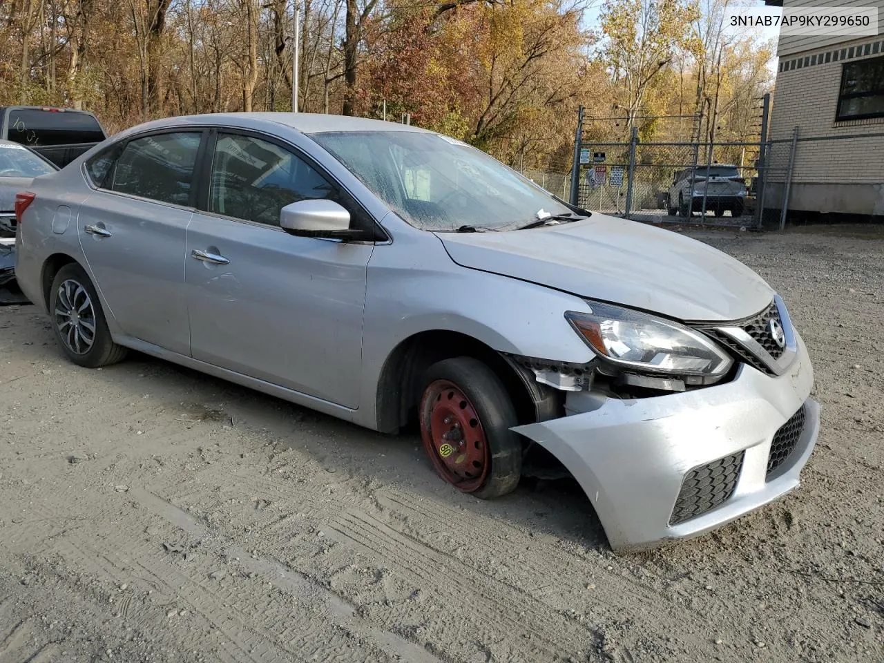 2019 Nissan Sentra S VIN: 3N1AB7AP9KY299650 Lot: 78831804