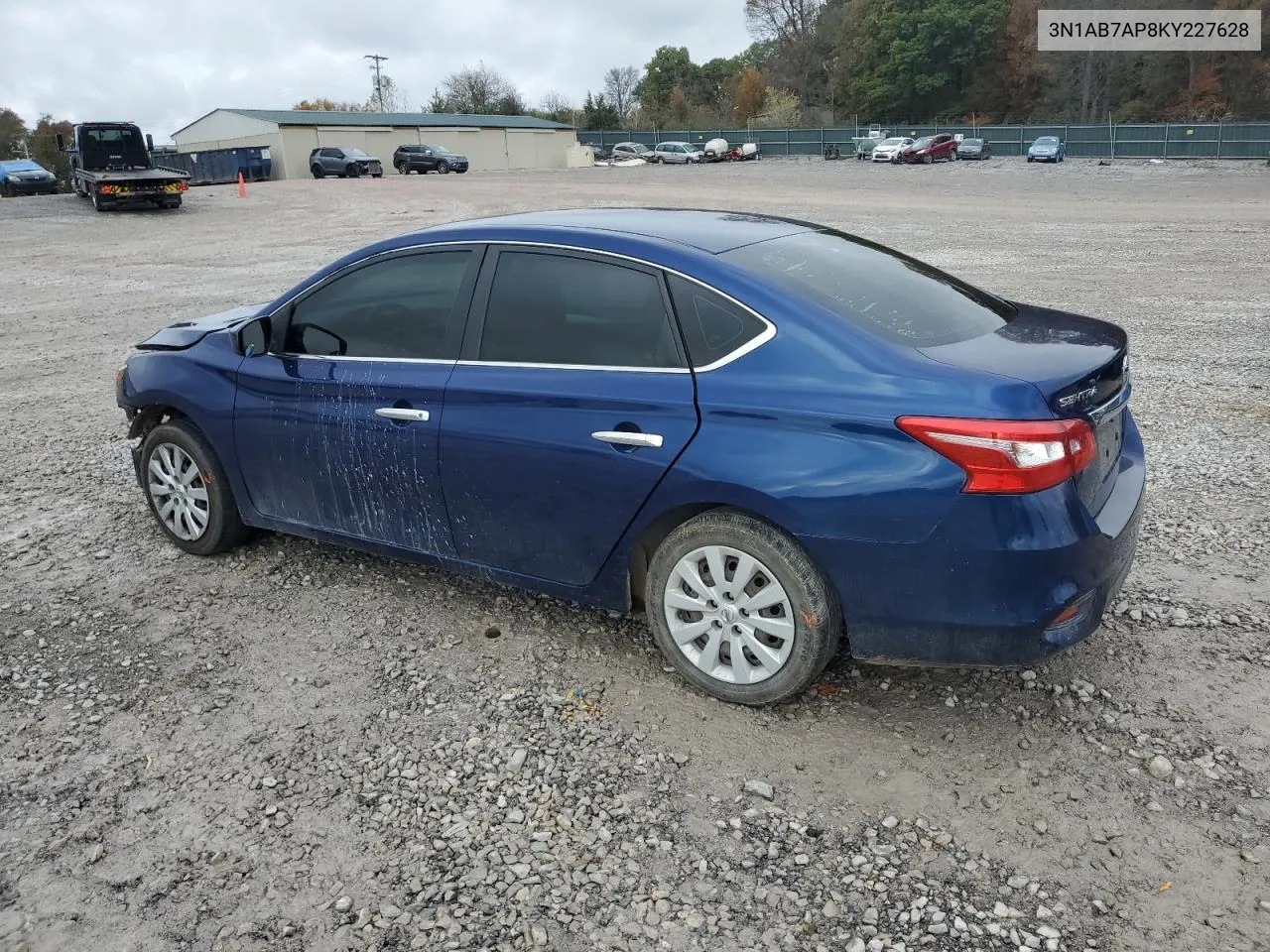 2019 Nissan Sentra S VIN: 3N1AB7AP8KY227628 Lot: 78881114