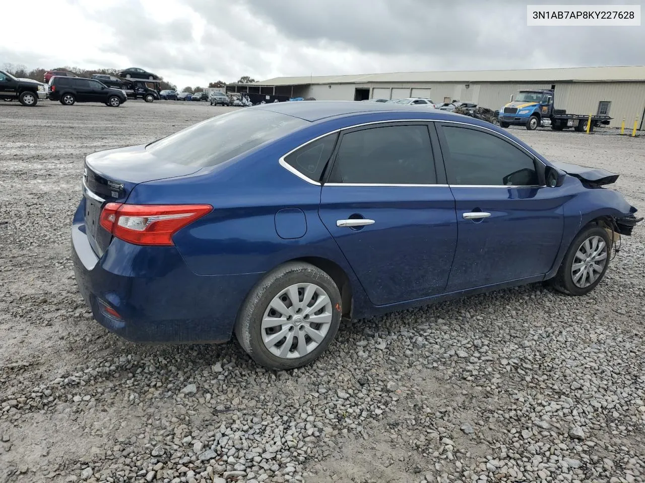 2019 Nissan Sentra S VIN: 3N1AB7AP8KY227628 Lot: 78881114