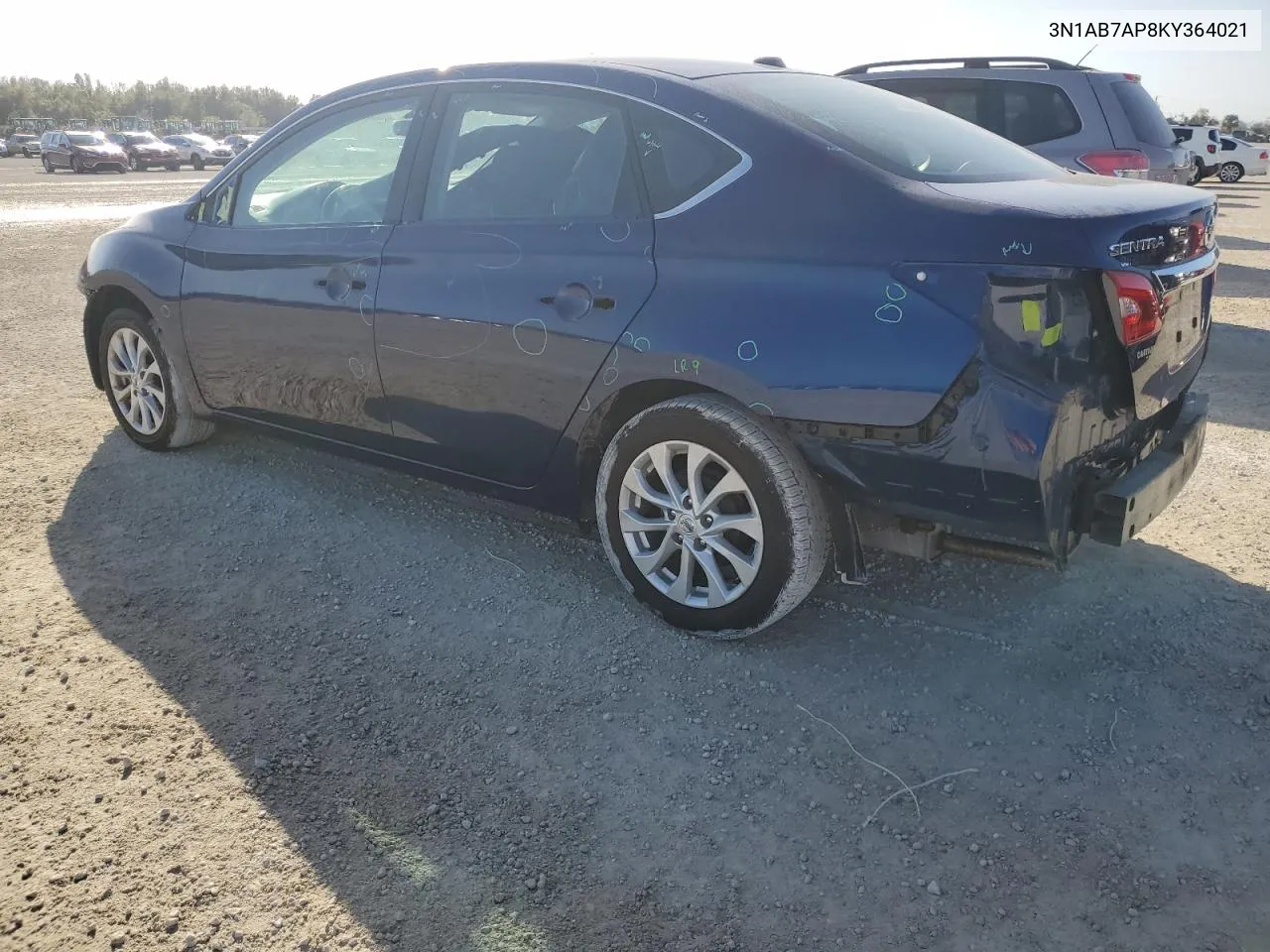 2019 Nissan Sentra S VIN: 3N1AB7AP8KY364021 Lot: 79038074