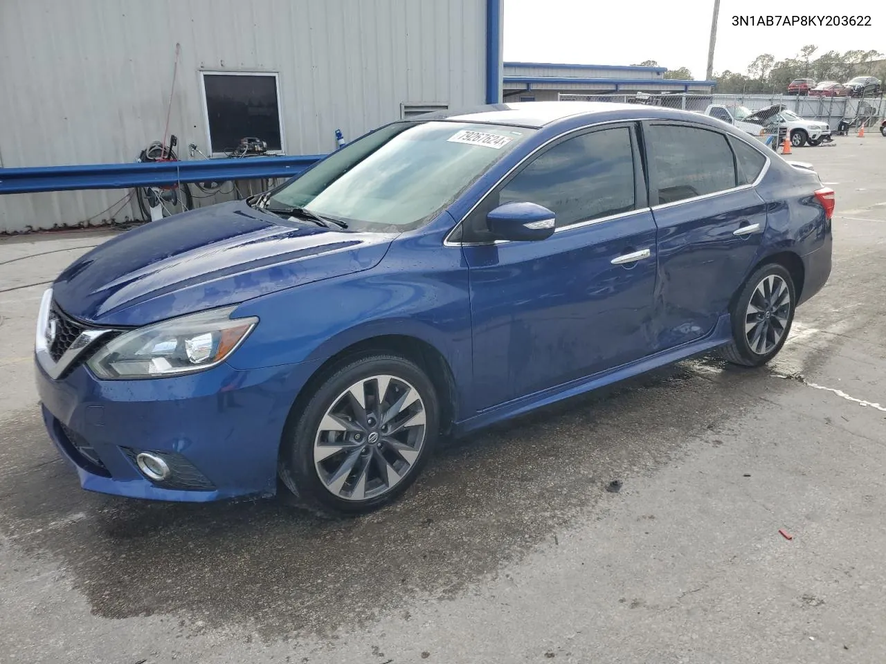 2019 Nissan Sentra S VIN: 3N1AB7AP8KY203622 Lot: 79267624