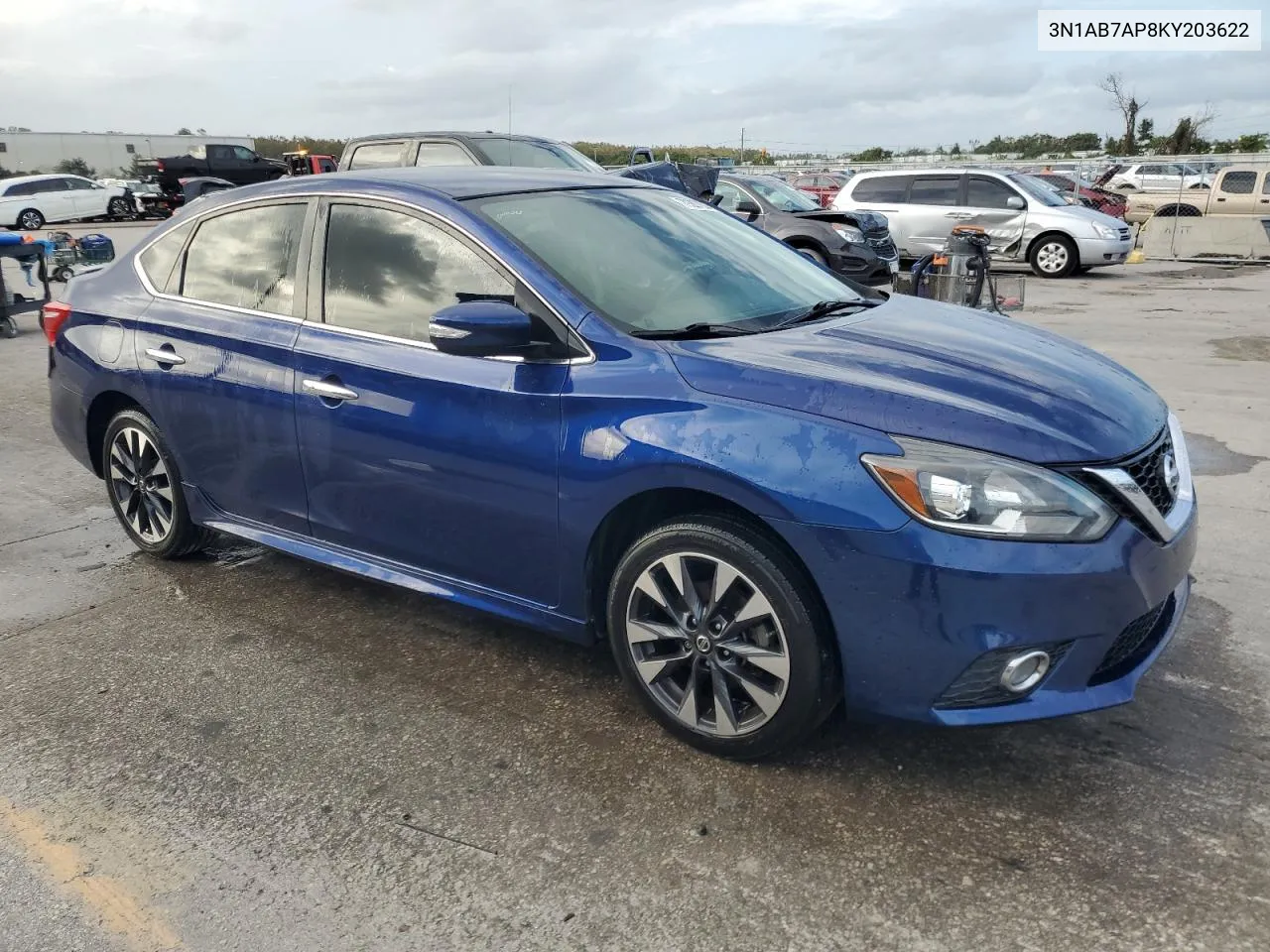 2019 Nissan Sentra S VIN: 3N1AB7AP8KY203622 Lot: 79267624