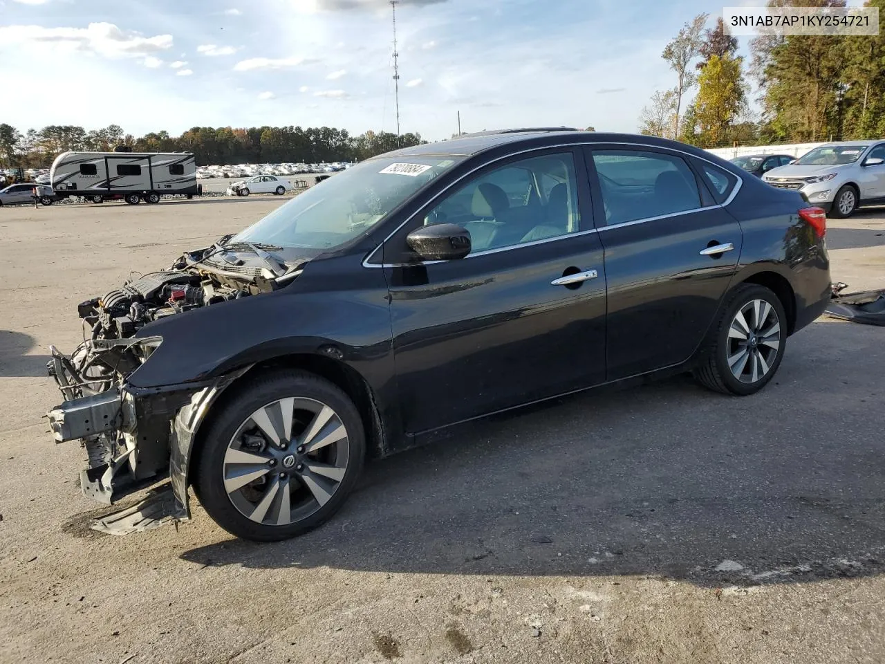 2019 Nissan Sentra S VIN: 3N1AB7AP1KY254721 Lot: 79270884