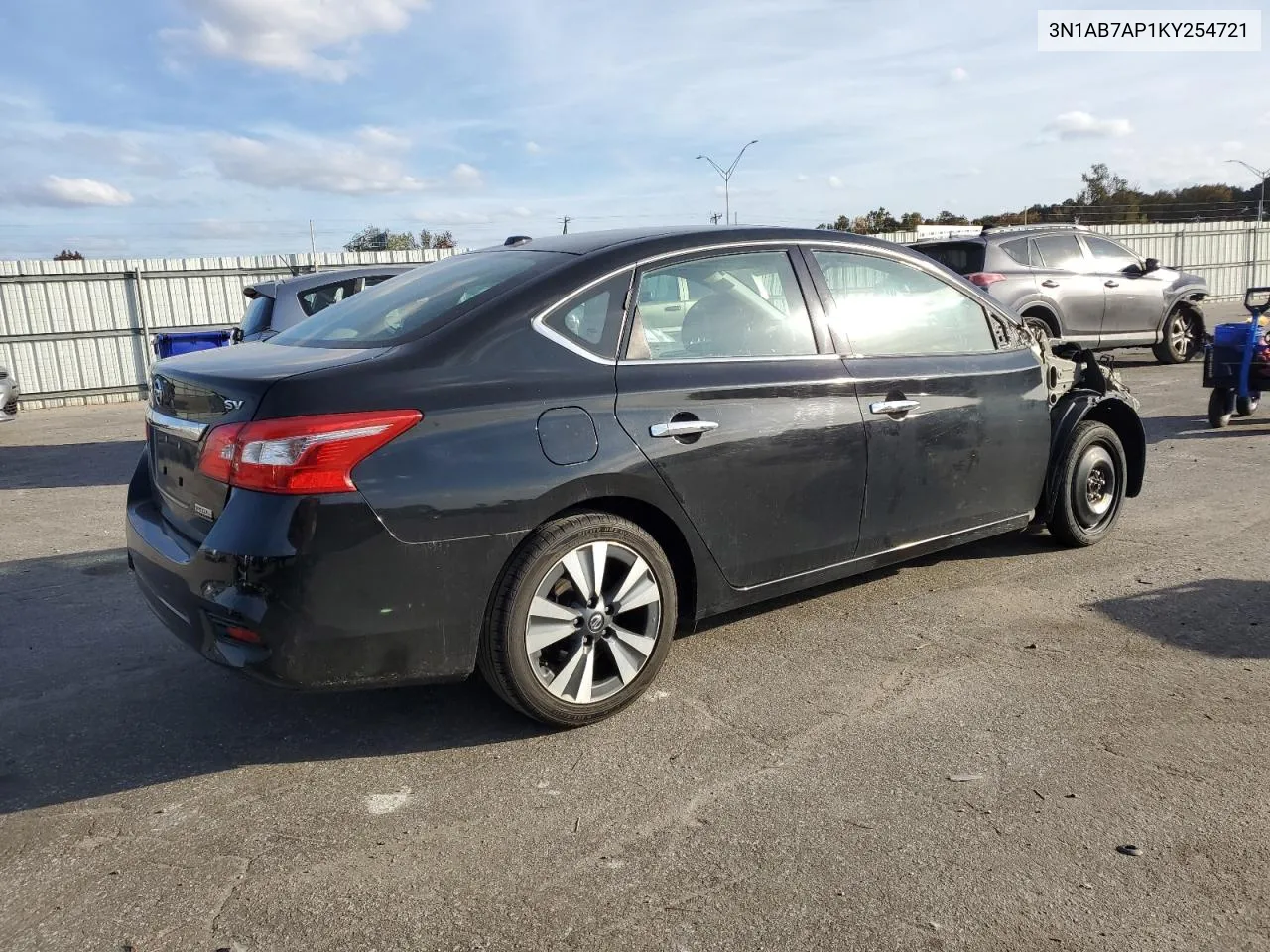 2019 Nissan Sentra S VIN: 3N1AB7AP1KY254721 Lot: 79270884