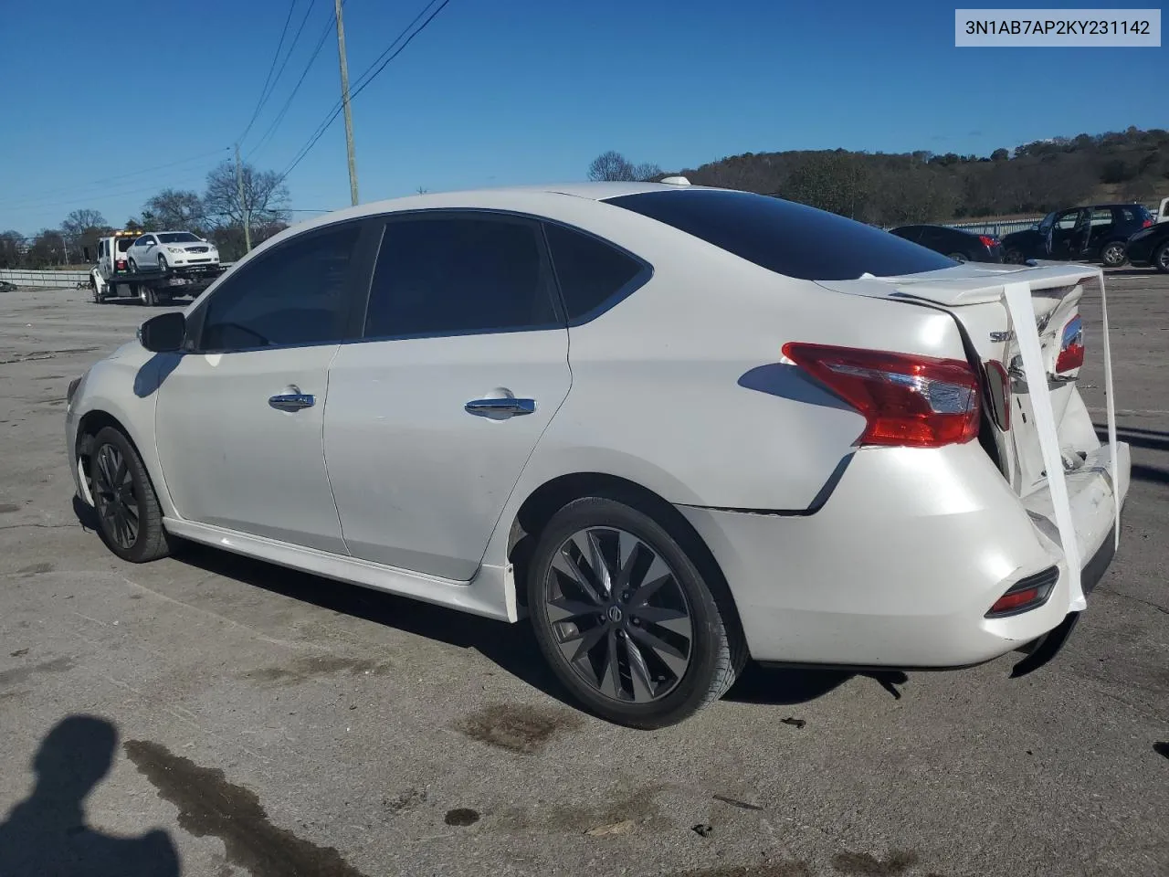 2019 Nissan Sentra S VIN: 3N1AB7AP2KY231142 Lot: 79407224