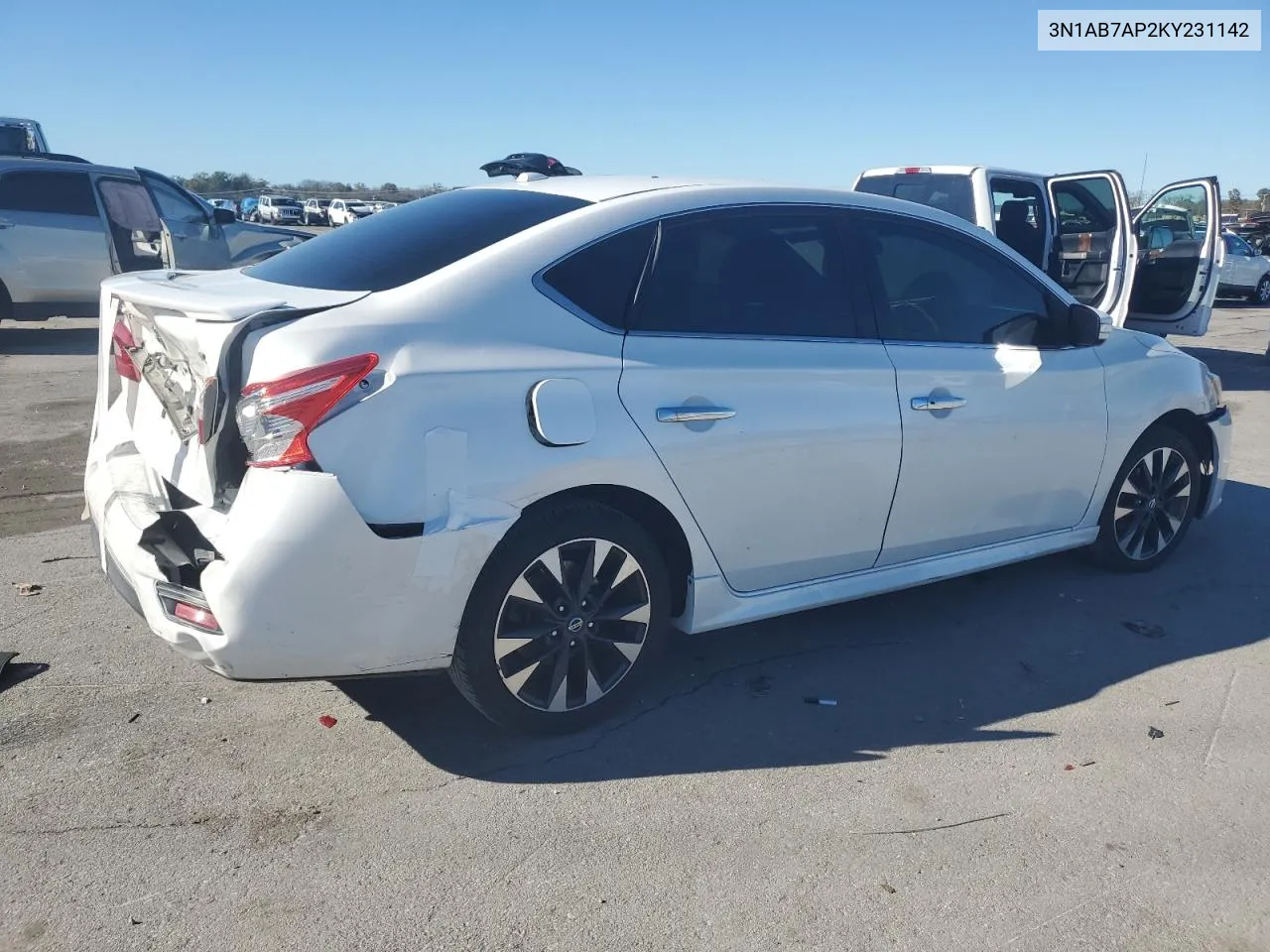 2019 Nissan Sentra S VIN: 3N1AB7AP2KY231142 Lot: 79407224