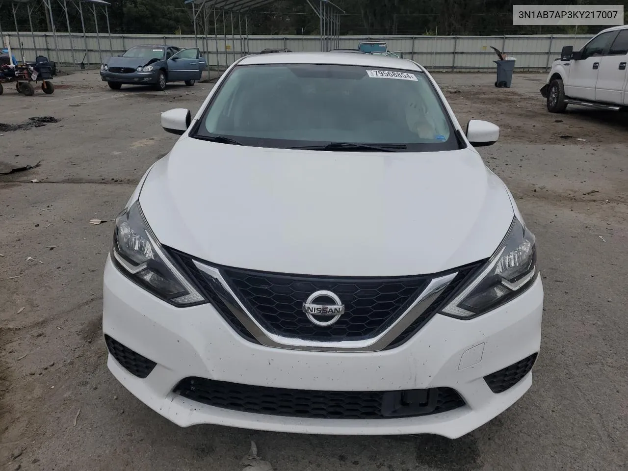 2019 Nissan Sentra S VIN: 3N1AB7AP3KY217007 Lot: 79568854