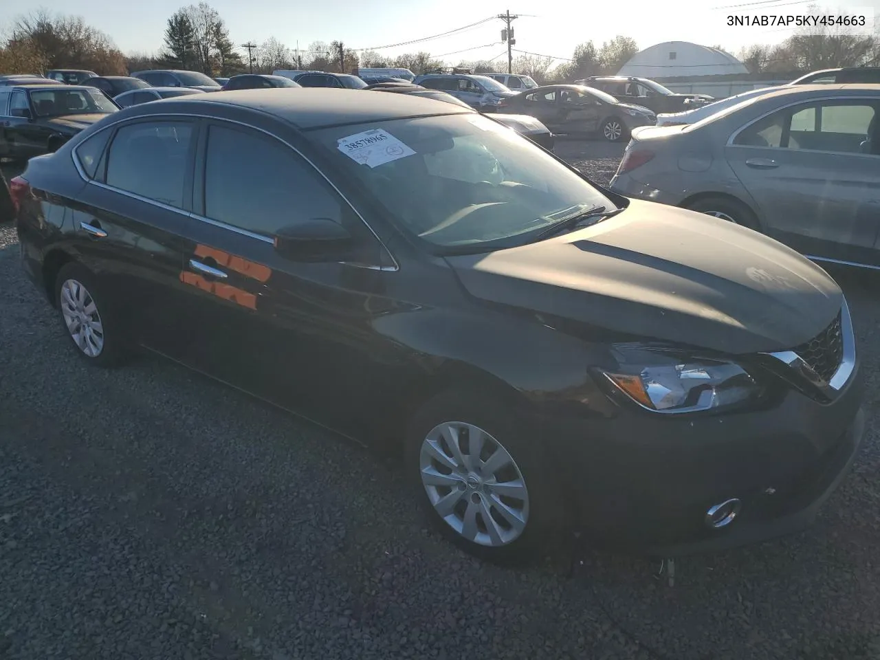 2019 Nissan Sentra S VIN: 3N1AB7AP5KY454663 Lot: 79665264