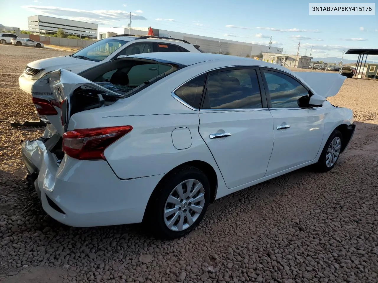 2019 Nissan Sentra S VIN: 3N1AB7AP8KY415176 Lot: 79760524