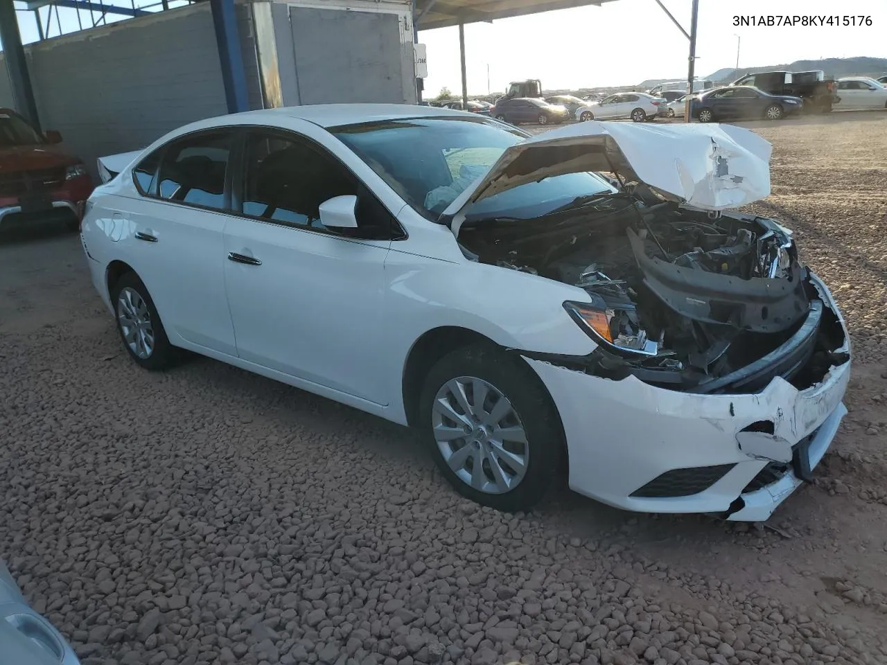 2019 Nissan Sentra S VIN: 3N1AB7AP8KY415176 Lot: 79760524