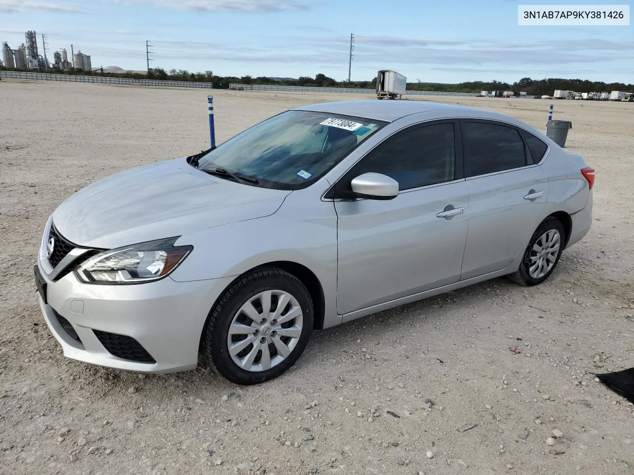 2019 Nissan Sentra S VIN: 3N1AB7AP9KY381426 Lot: 79773084