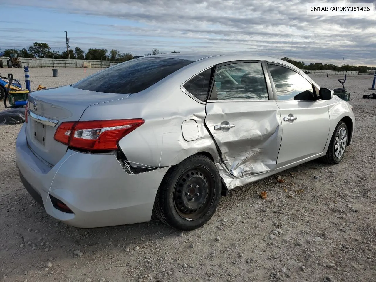 2019 Nissan Sentra S VIN: 3N1AB7AP9KY381426 Lot: 79773084