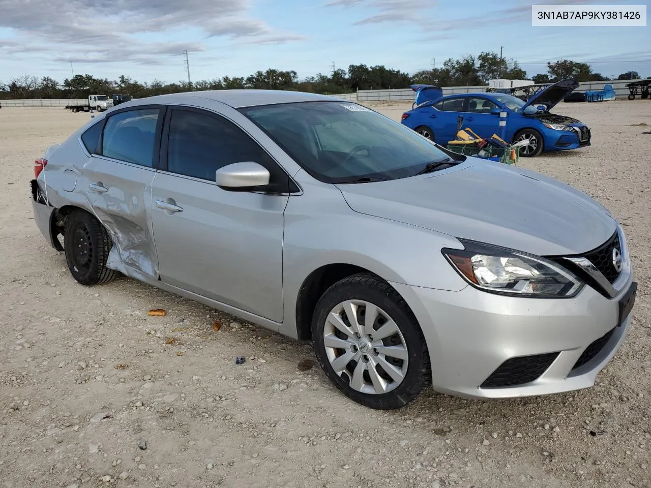 2019 Nissan Sentra S VIN: 3N1AB7AP9KY381426 Lot: 79773084