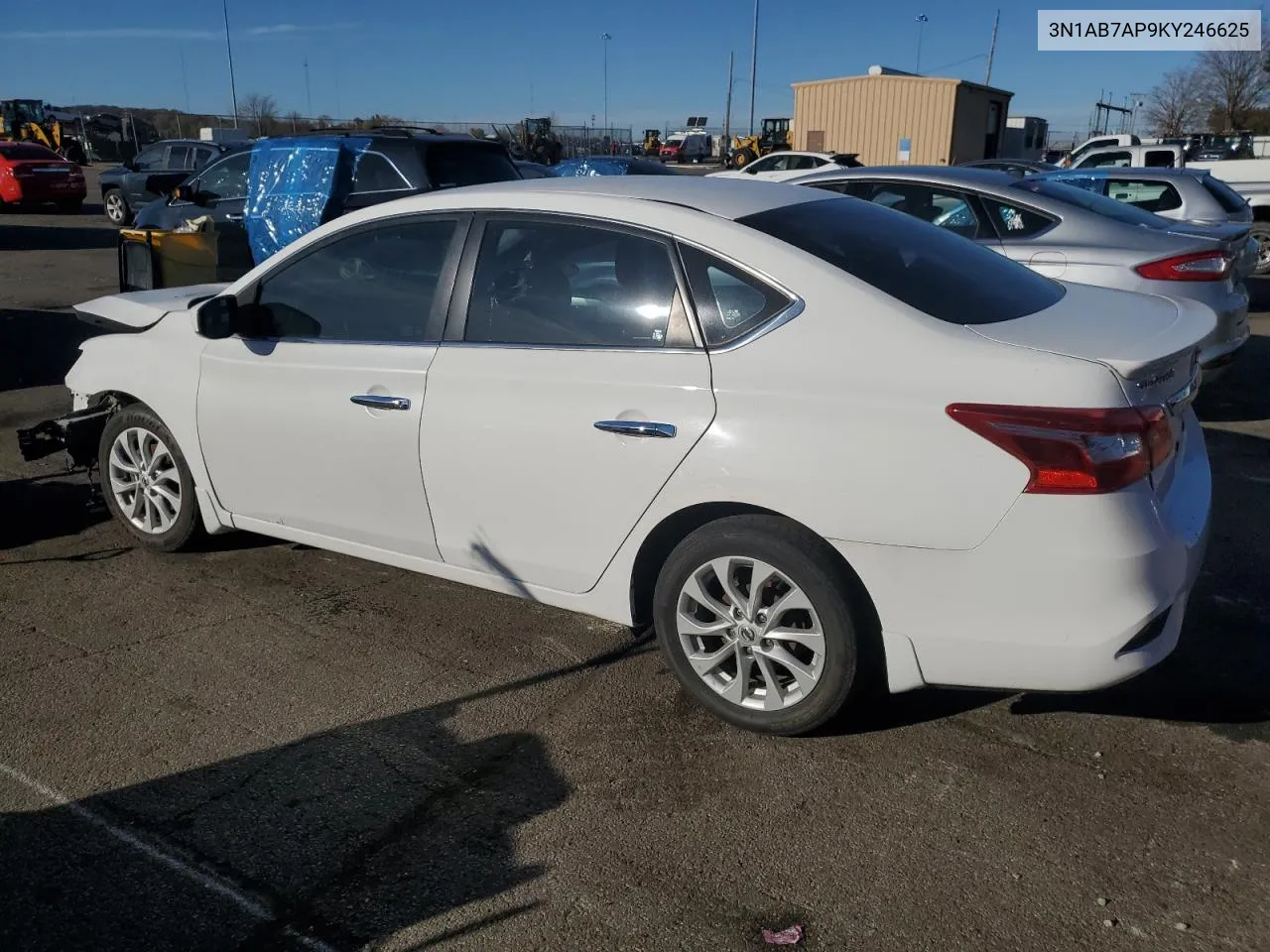 2019 Nissan Sentra S VIN: 3N1AB7AP9KY246625 Lot: 79943854