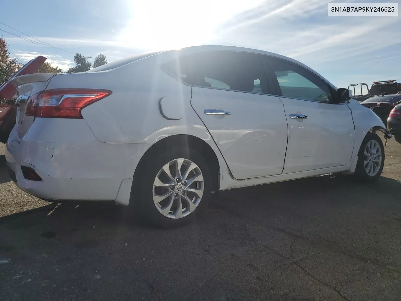 2019 Nissan Sentra S VIN: 3N1AB7AP9KY246625 Lot: 79943854