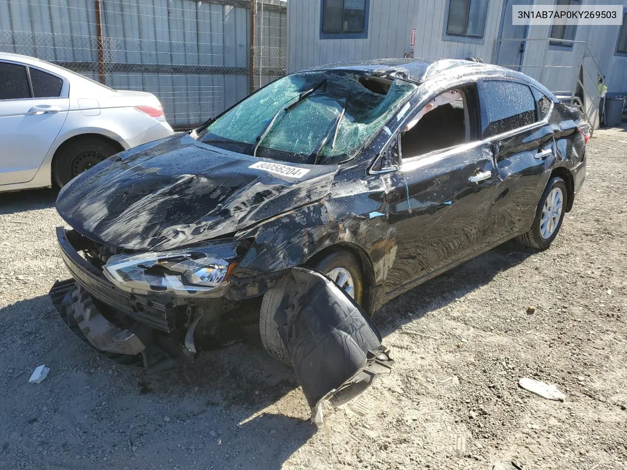 2019 Nissan Sentra S VIN: 3N1AB7AP0KY269503 Lot: 80056204