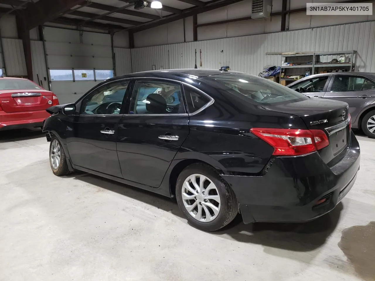 2019 Nissan Sentra S VIN: 3N1AB7AP5KY401705 Lot: 80390064