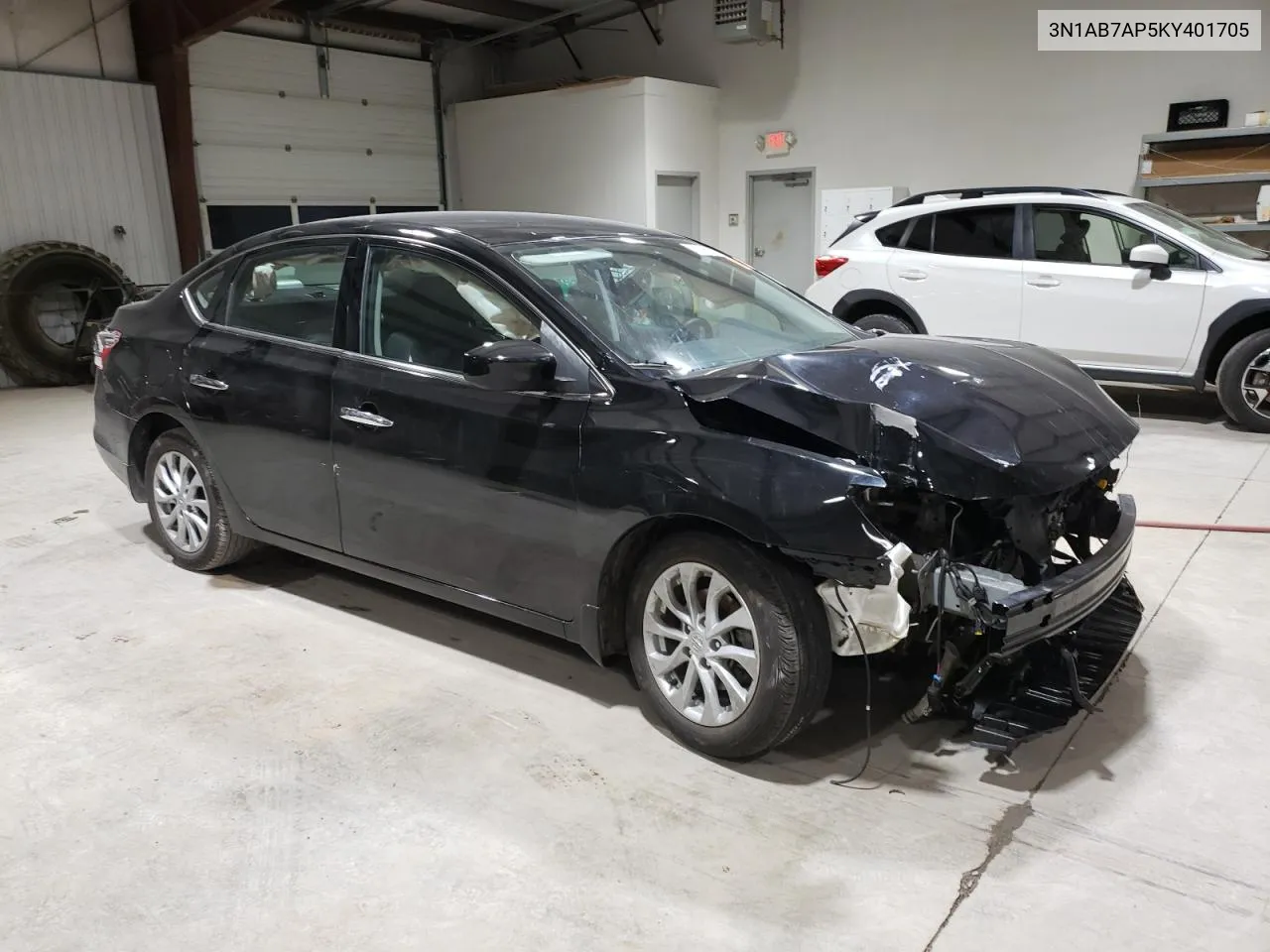 2019 Nissan Sentra S VIN: 3N1AB7AP5KY401705 Lot: 80390064