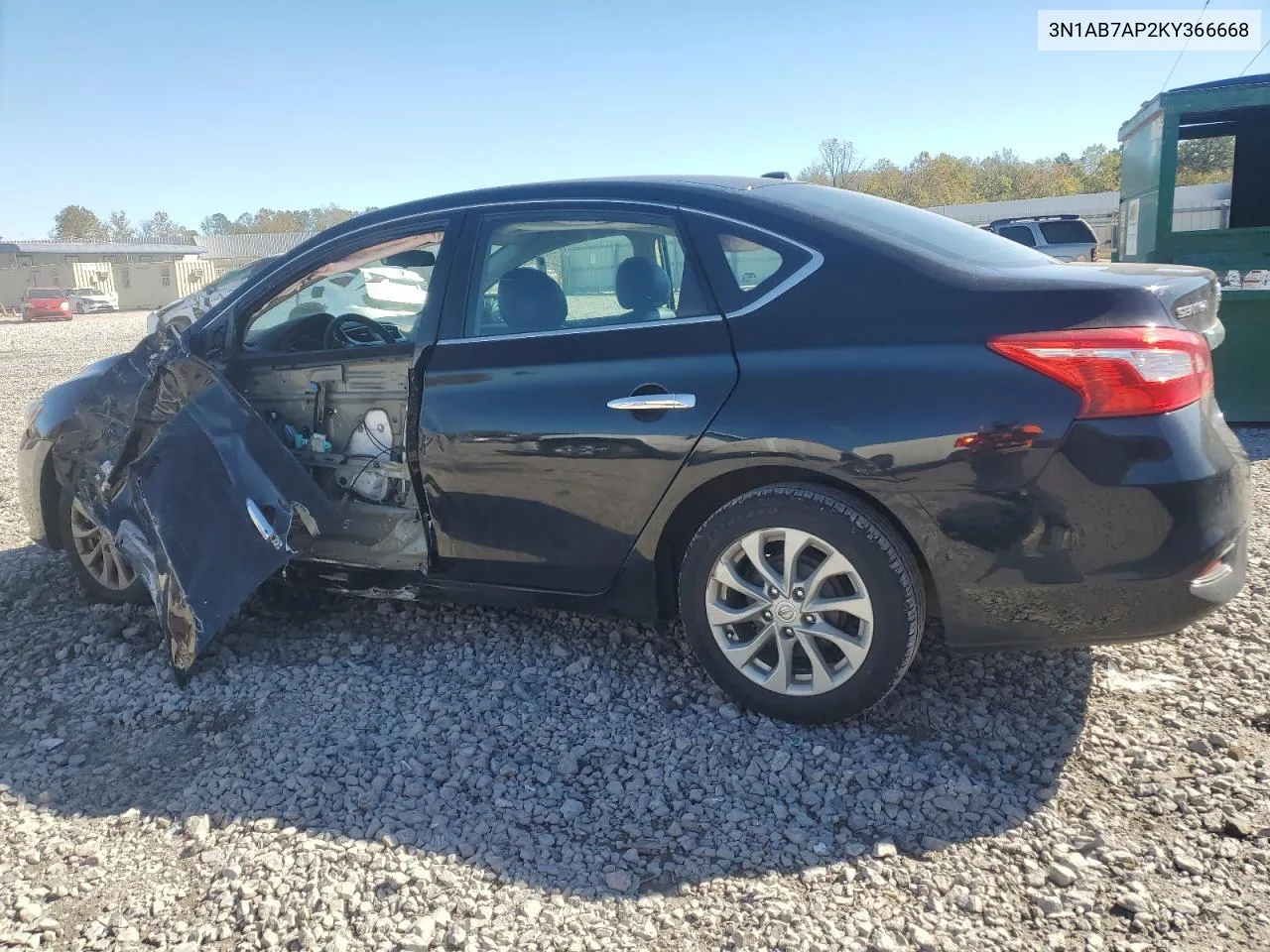 2019 Nissan Sentra S VIN: 3N1AB7AP2KY366668 Lot: 80512874