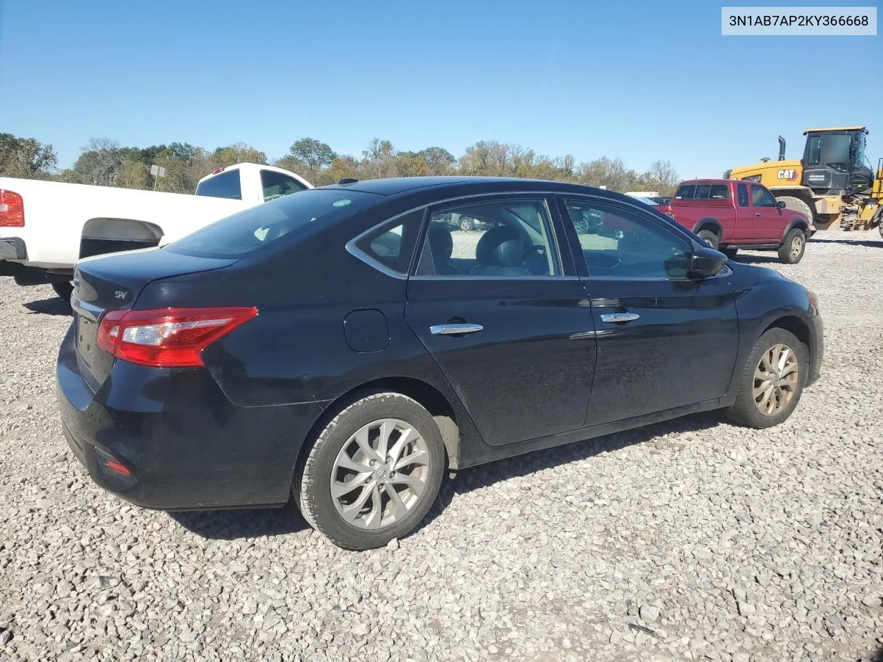 2019 Nissan Sentra S VIN: 3N1AB7AP2KY366668 Lot: 80512874