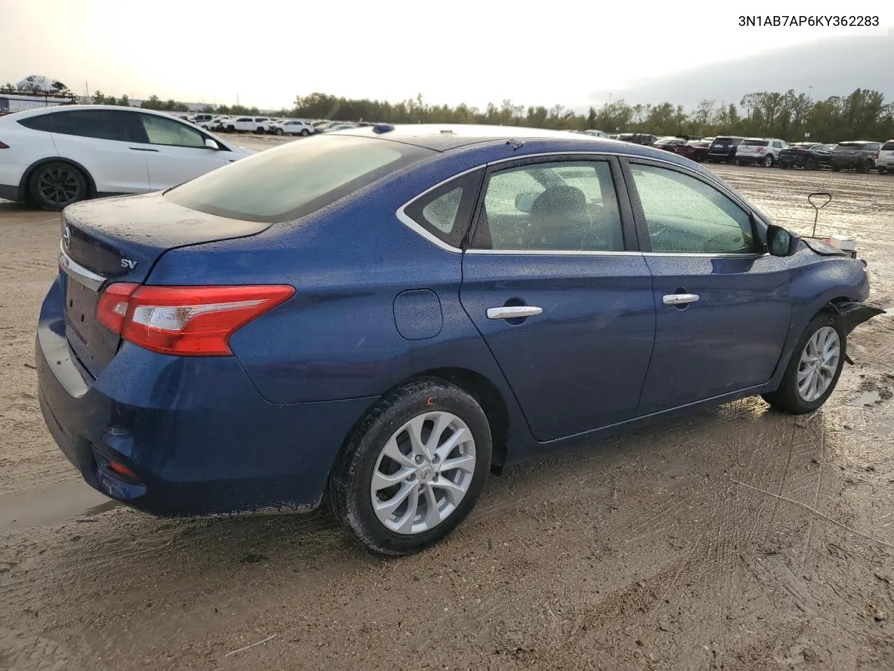 2019 Nissan Sentra S VIN: 3N1AB7AP6KY362283 Lot: 81403534