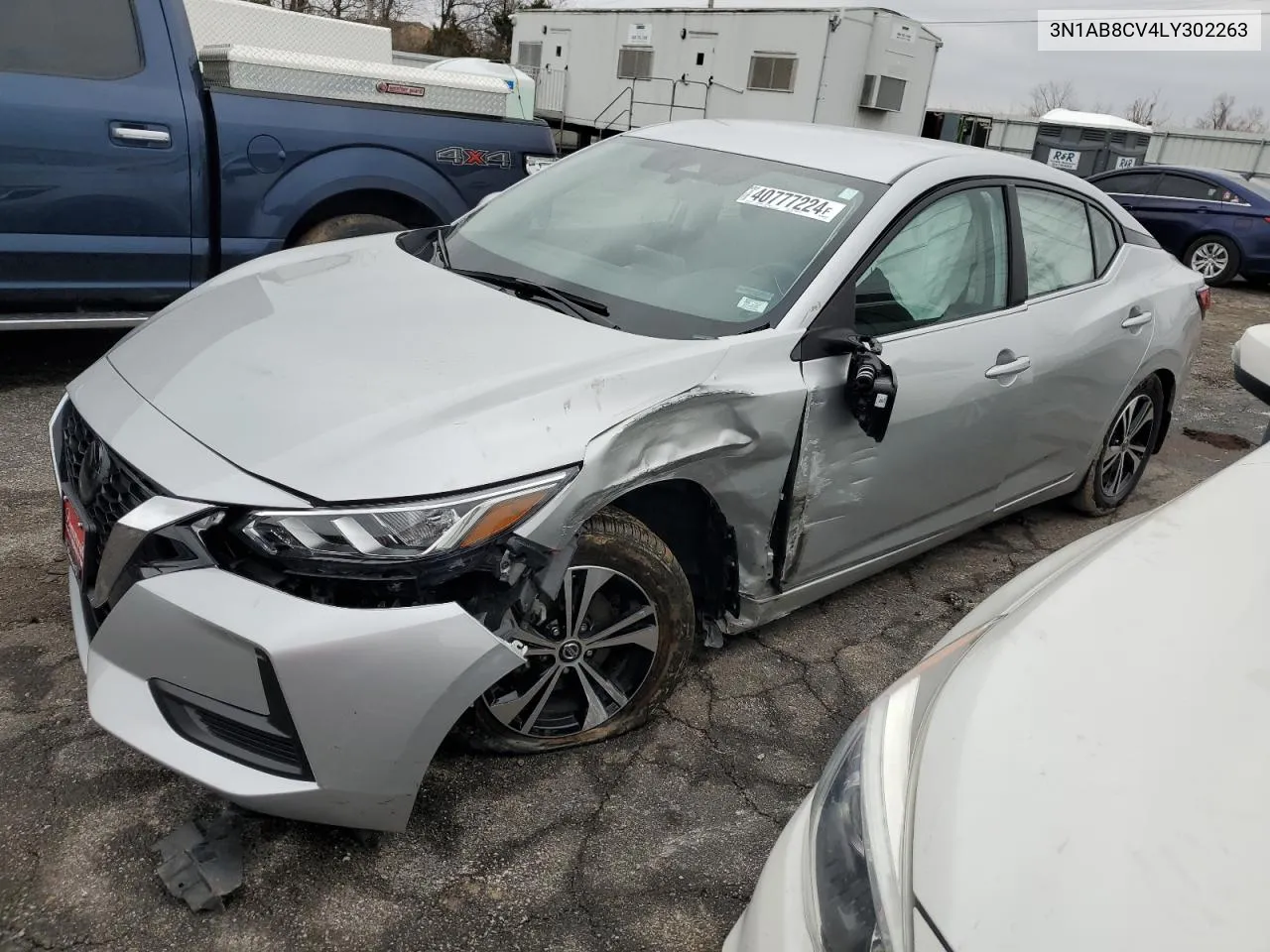 2020 Nissan Sentra Sv VIN: 3N1AB8CV4LY302263 Lot: 40777224