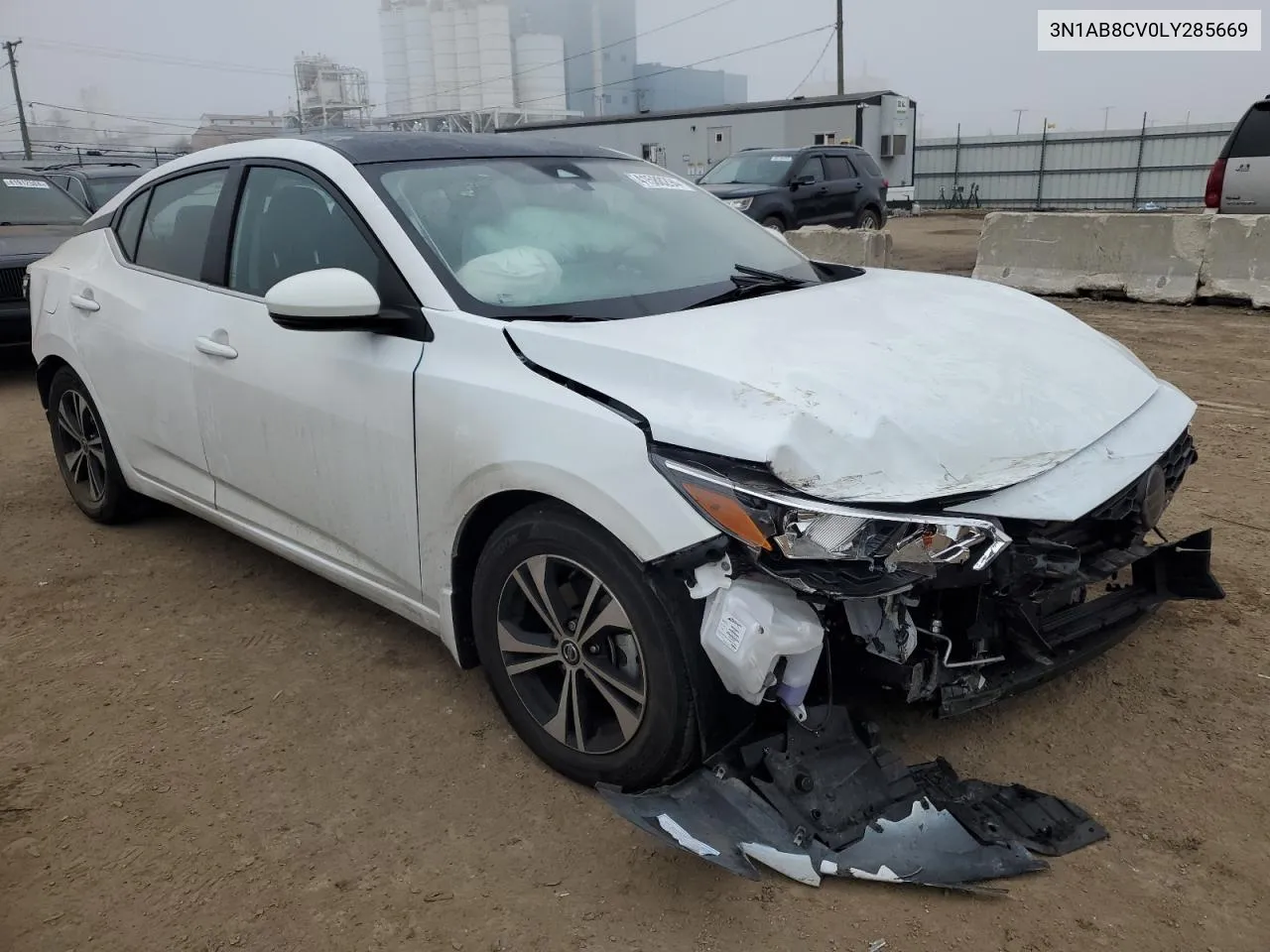 2020 Nissan Sentra Sv VIN: 3N1AB8CV0LY285669 Lot: 41588294