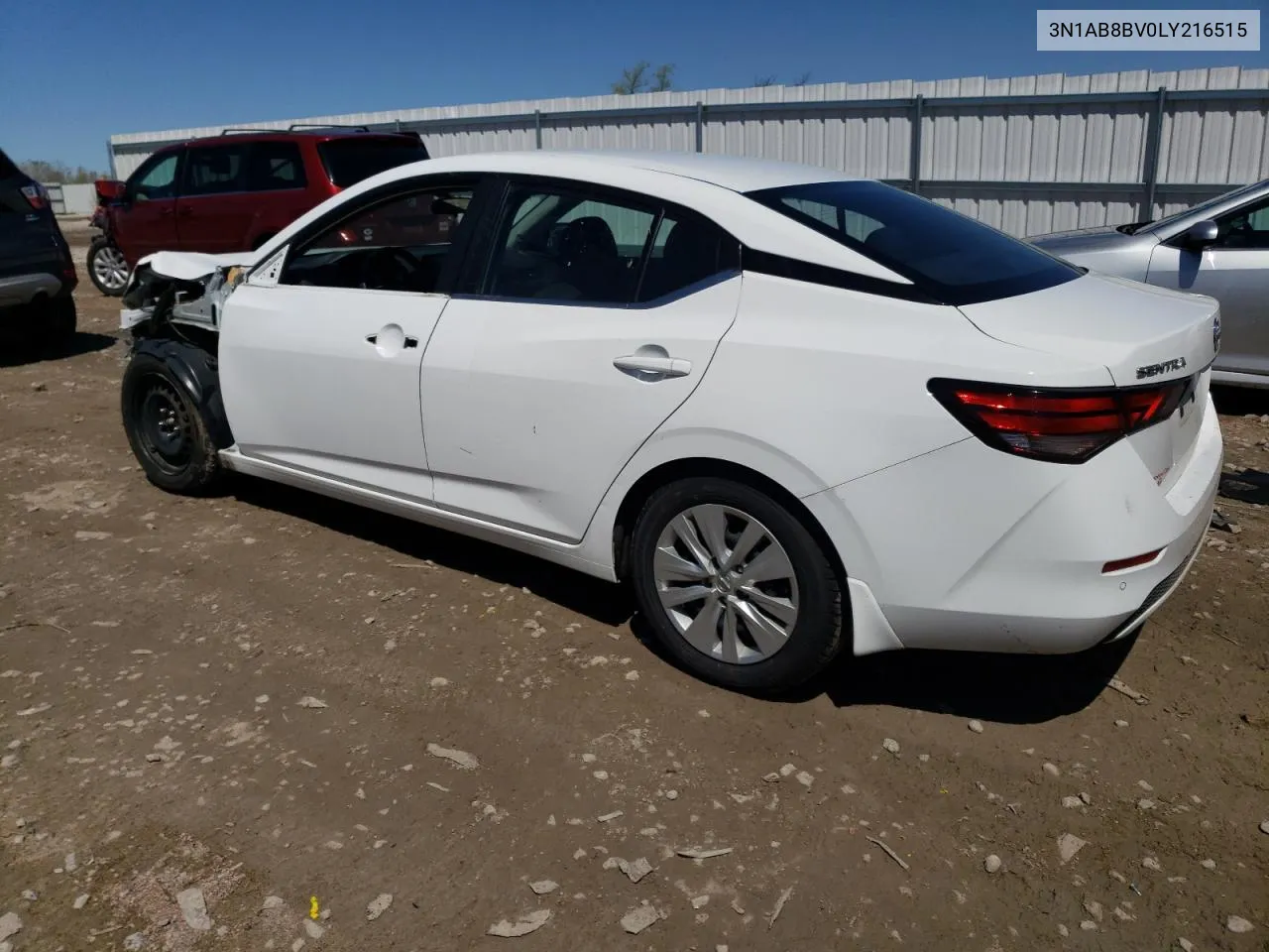 2020 Nissan Sentra S VIN: 3N1AB8BV0LY216515 Lot: 47512894