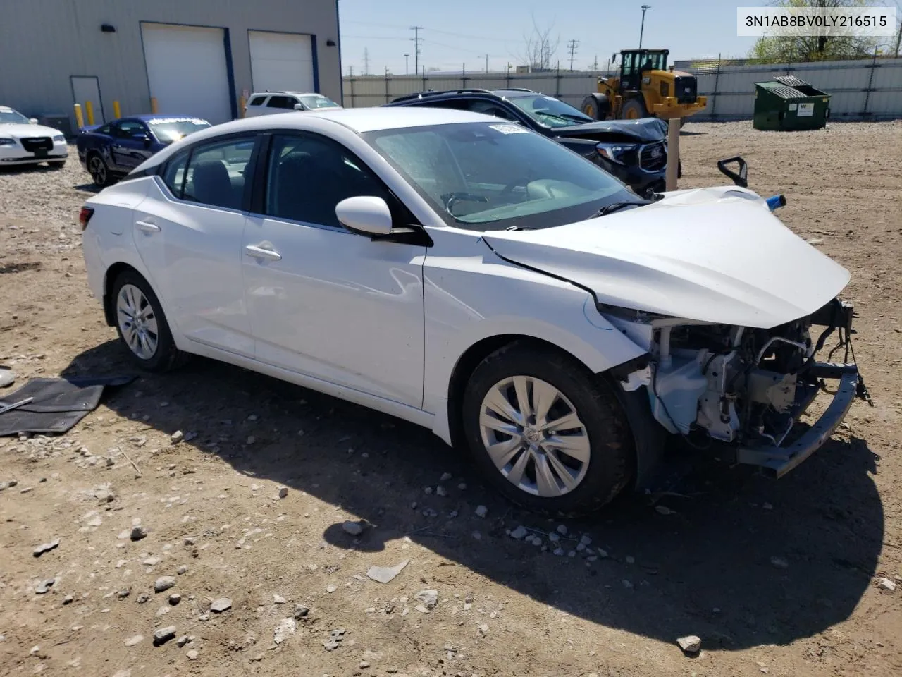 2020 Nissan Sentra S VIN: 3N1AB8BV0LY216515 Lot: 47512894