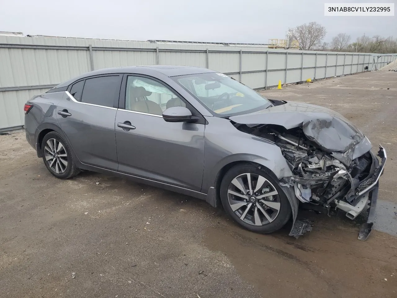 2020 Nissan Sentra Sv VIN: 3N1AB8CV1LY232995 Lot: 49320214