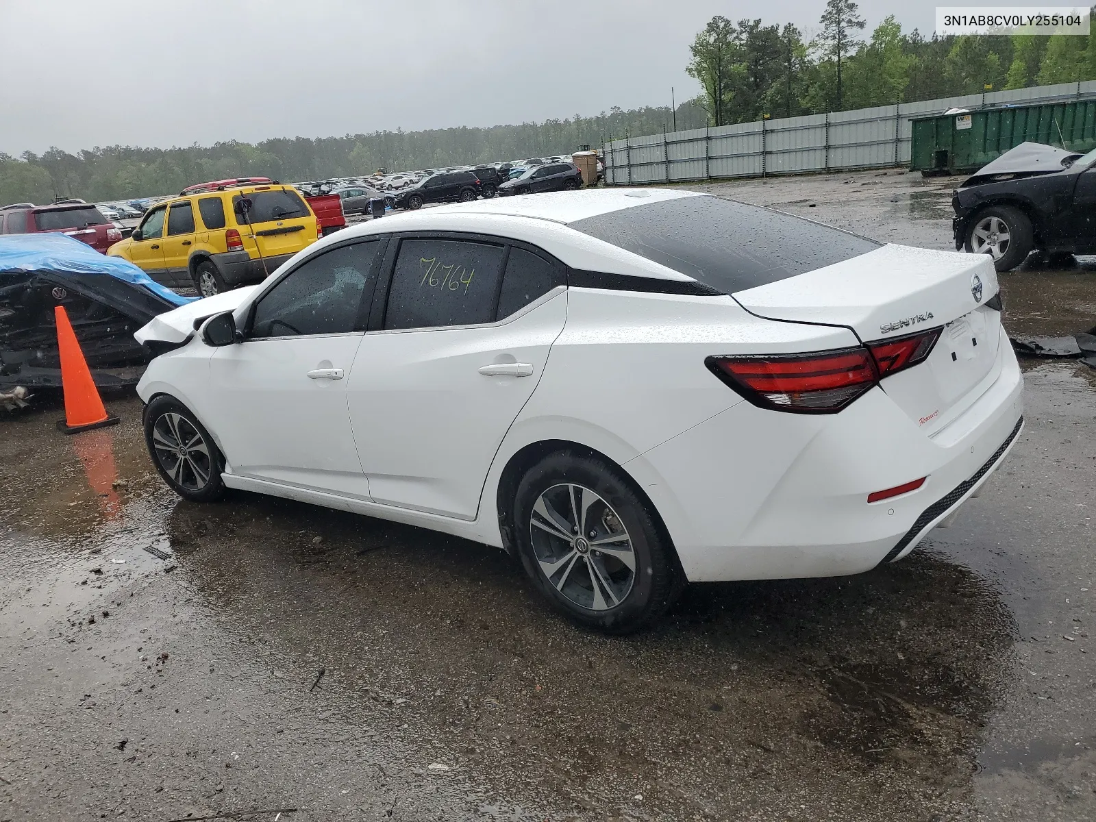 2020 Nissan Sentra Sv VIN: 3N1AB8CV0LY255104 Lot: 49930434