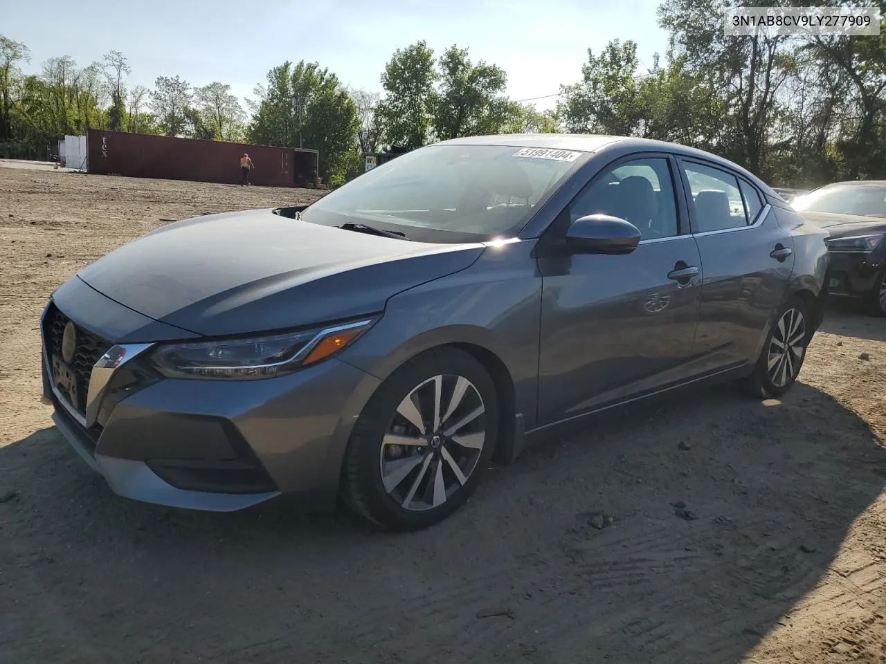 2020 Nissan Sentra Sv VIN: 3N1AB8CV9LY277909 Lot: 51991404